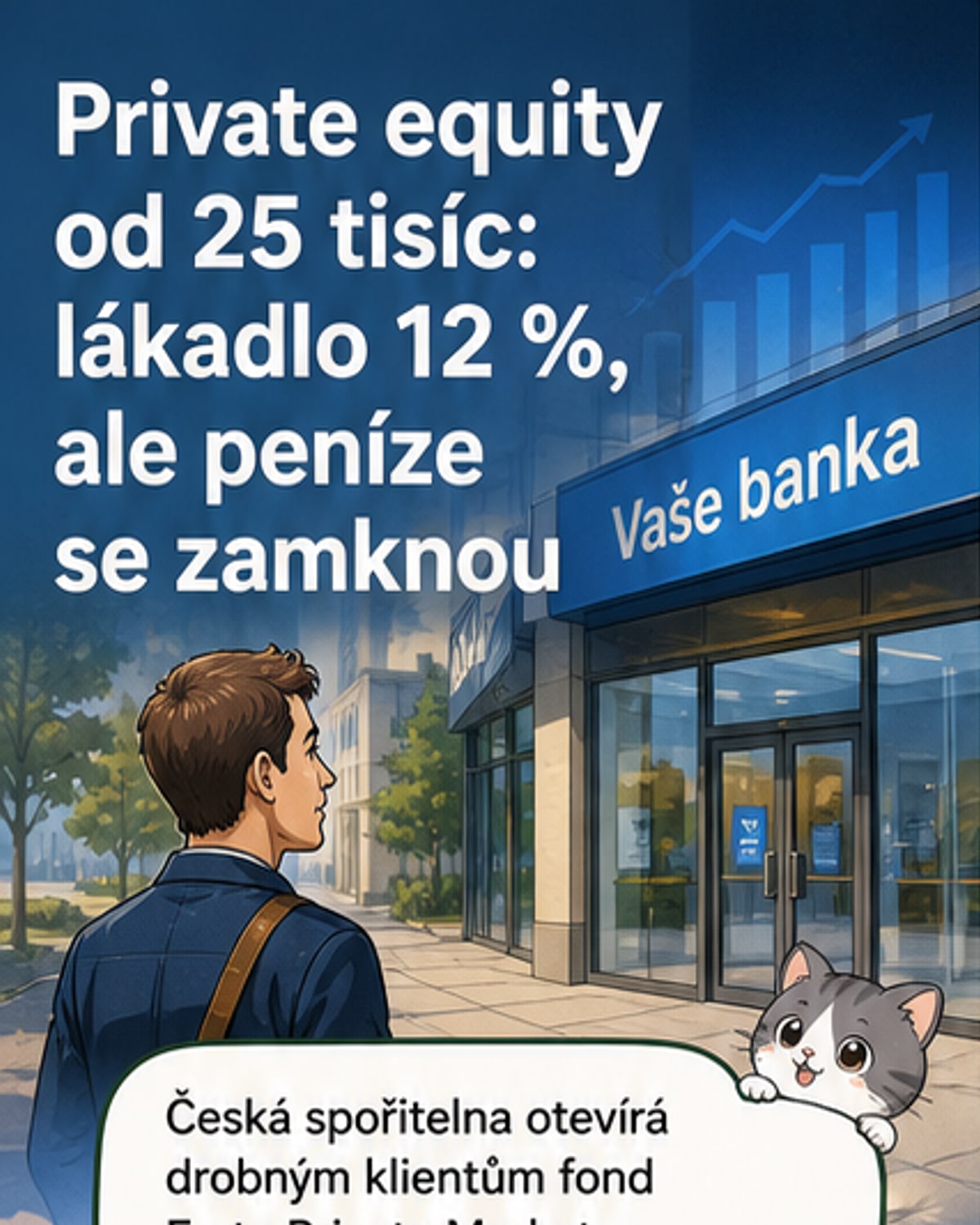 ČS otevírá private equity pro všechny