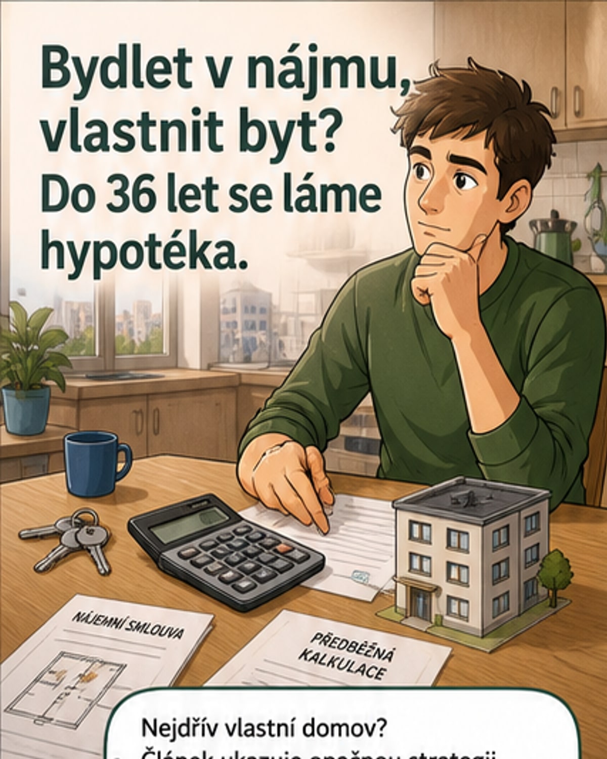 Pod 36 let: bydlet v nájmu a vlastnit investiční byt