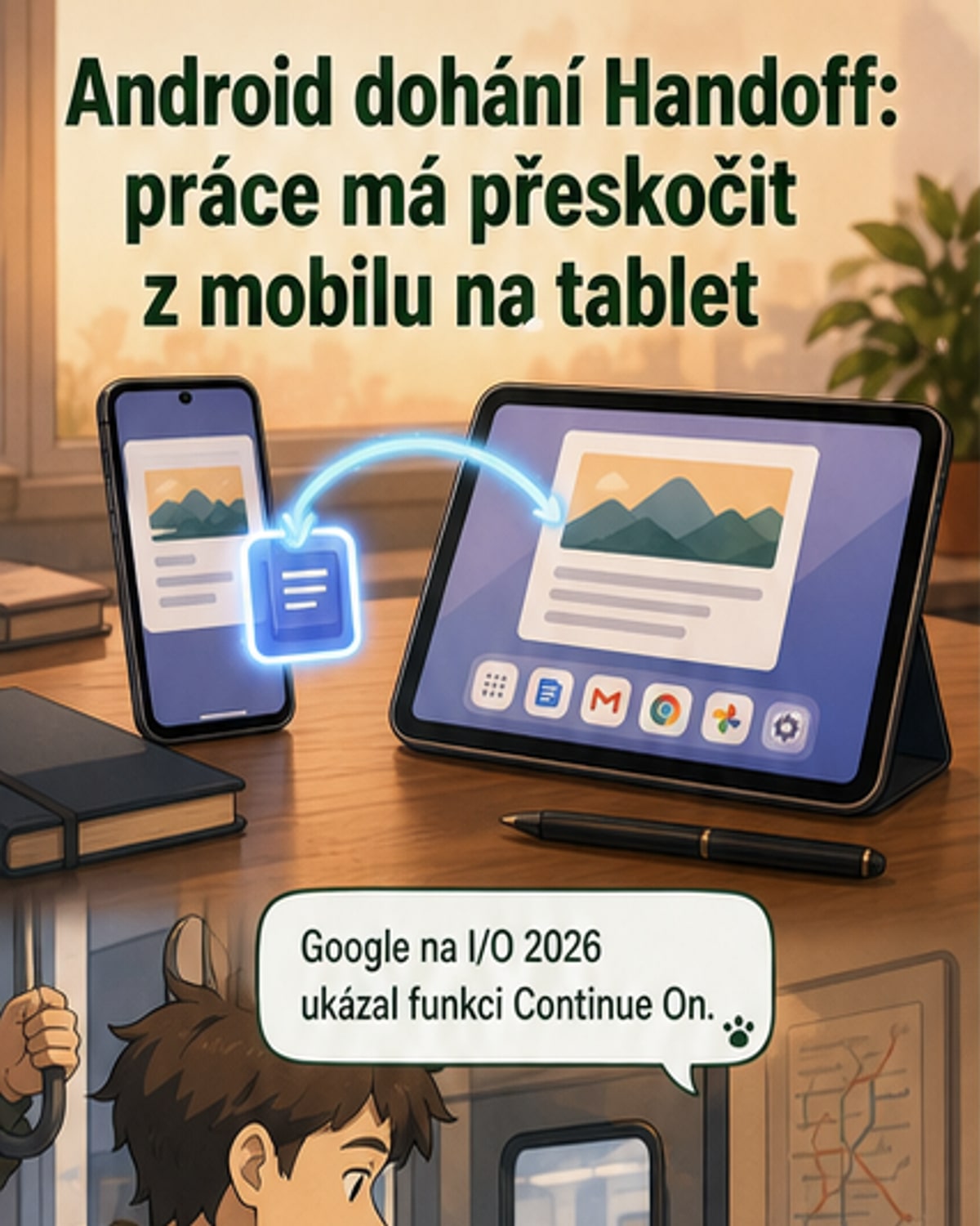 Android přináší funkci, kterou Apple má roky