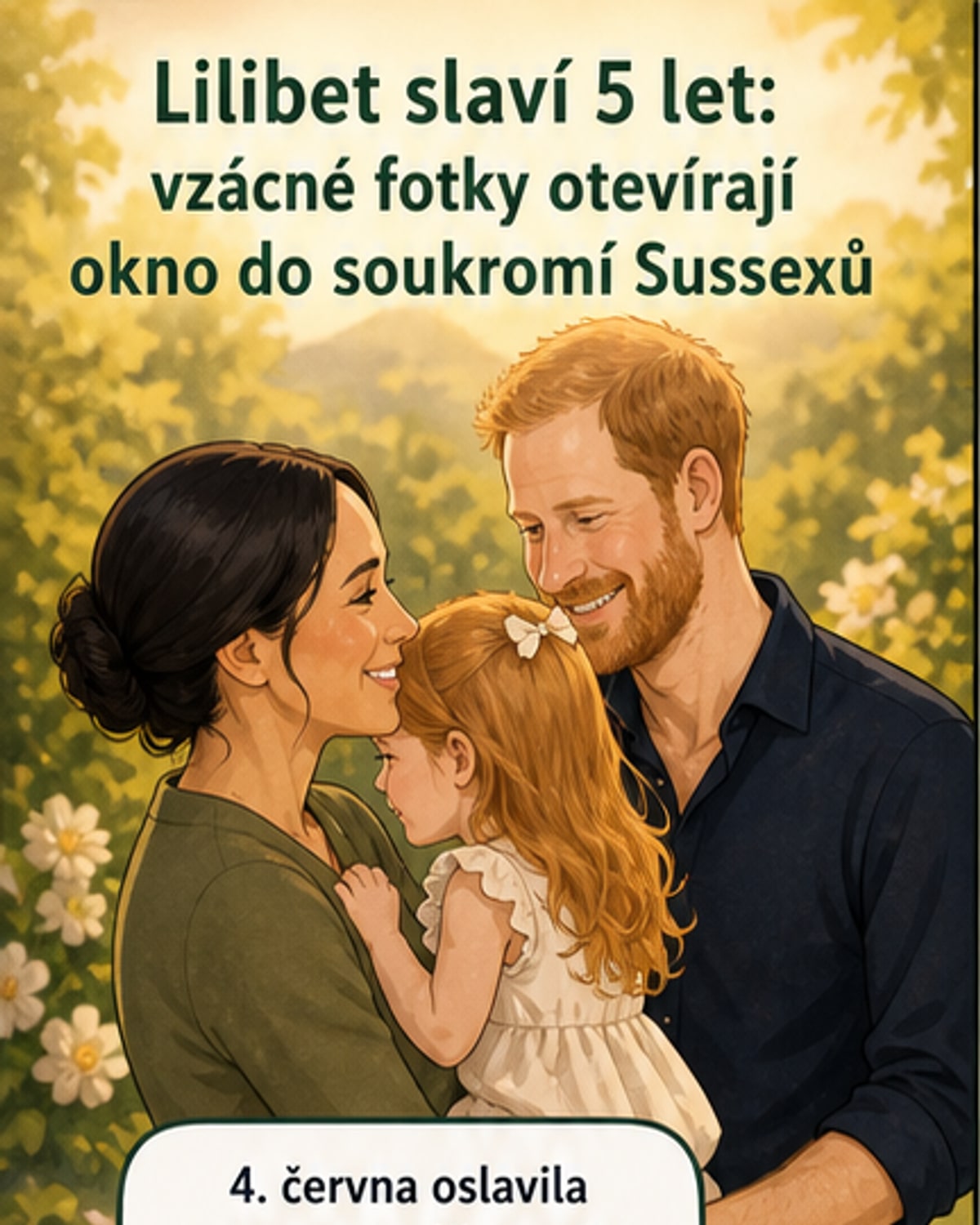 Lilibet oslavila páté narozeniny