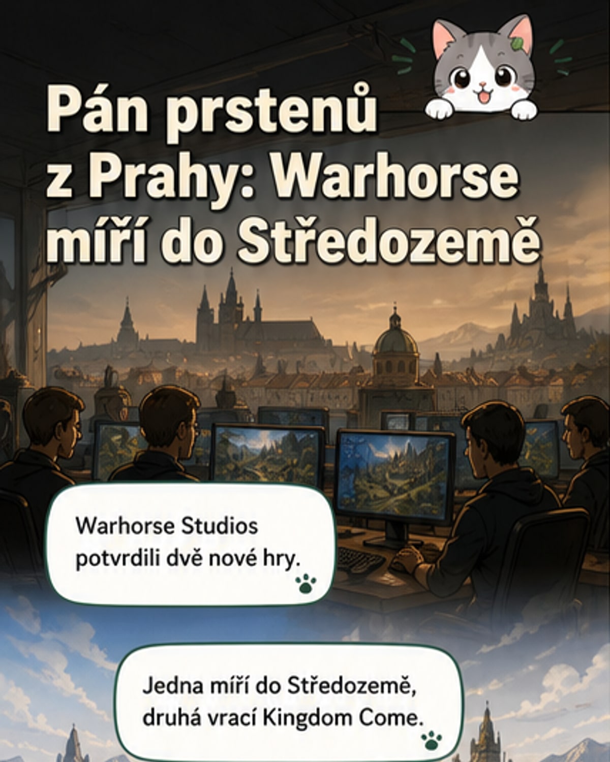 České studio tvoří novou hru z Pána prstenů