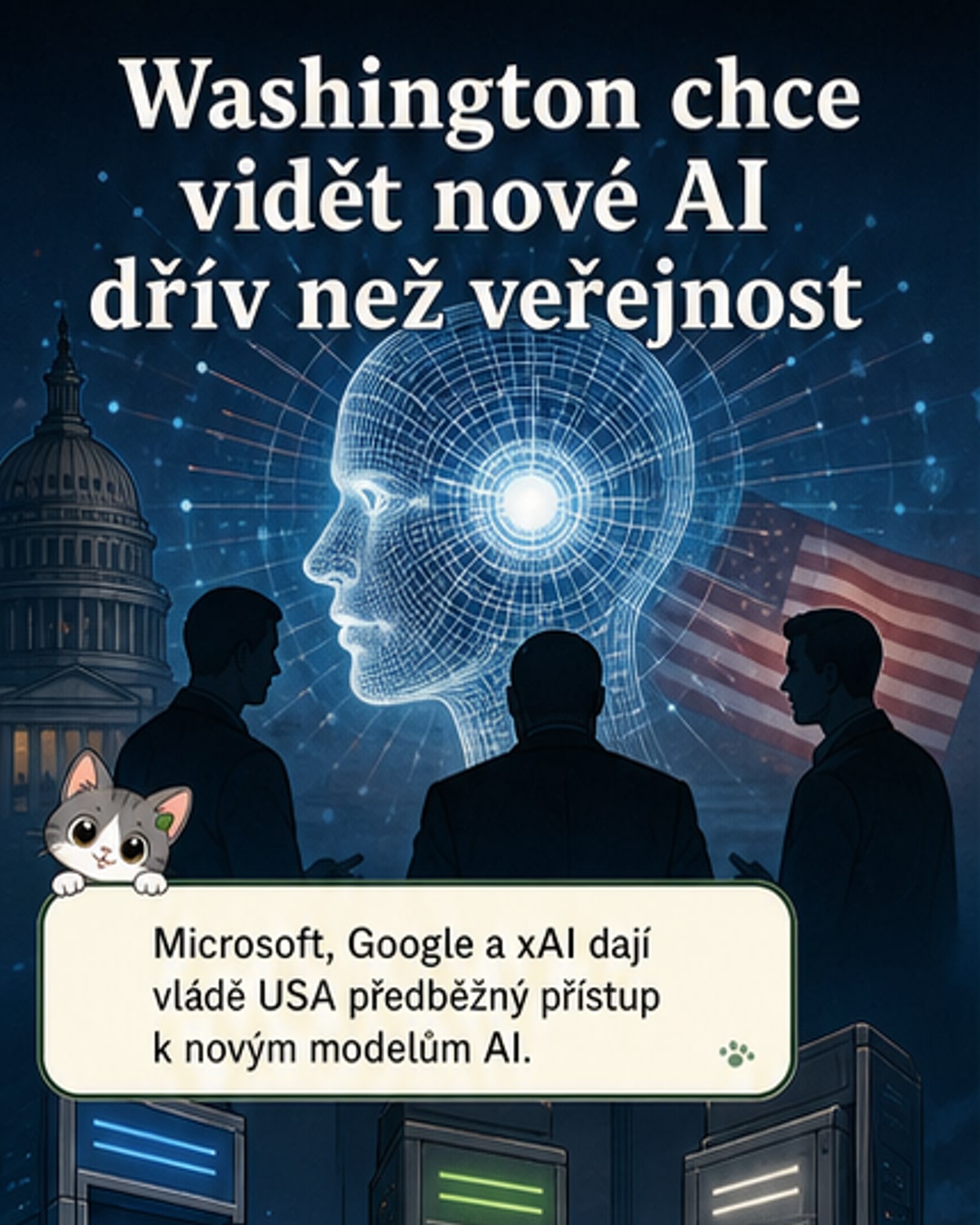 AI firmy otevírají vládě USA přístup