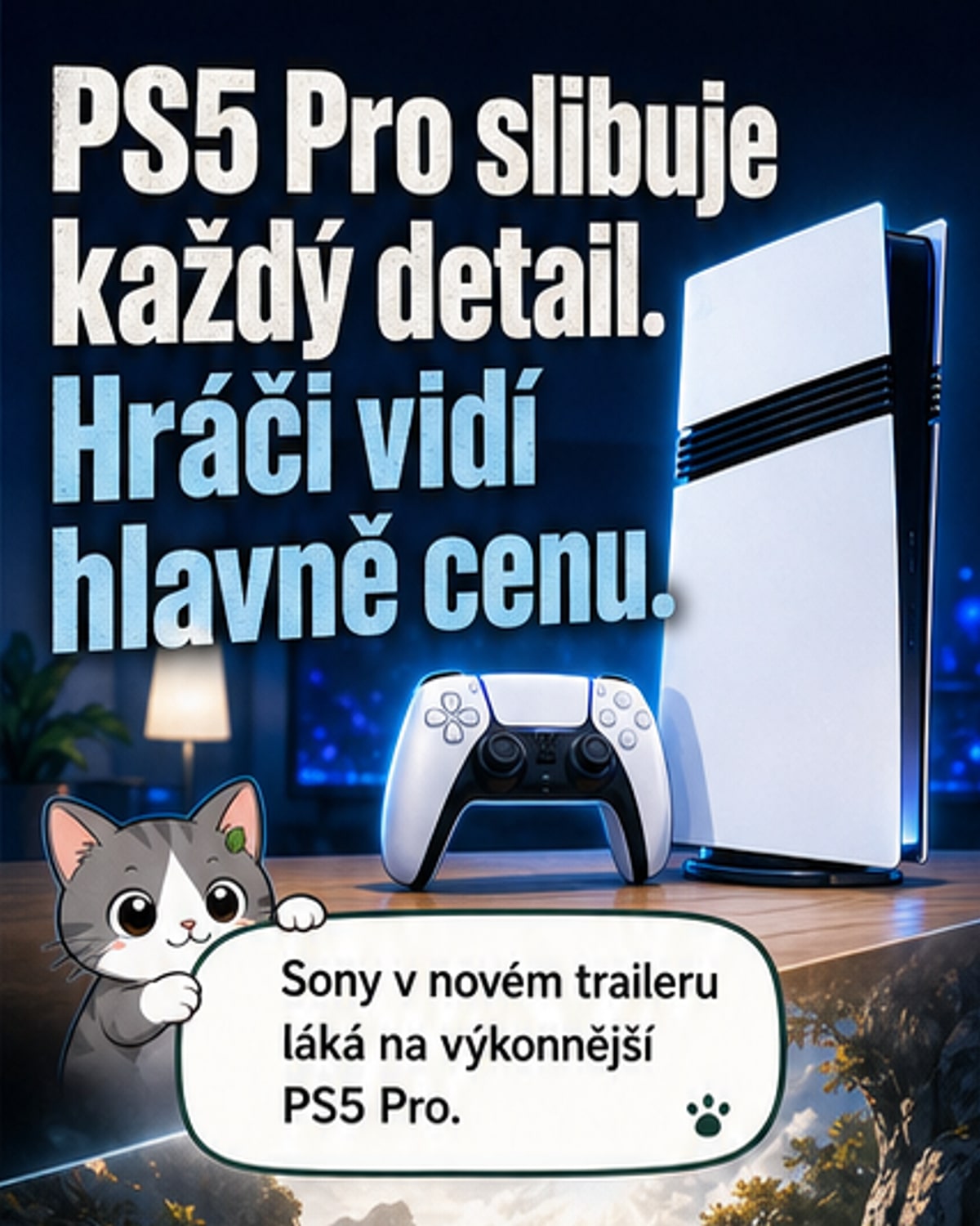 PS5 Pro propaguje „každý detail“, ale hráči říkají: cena záleží taky