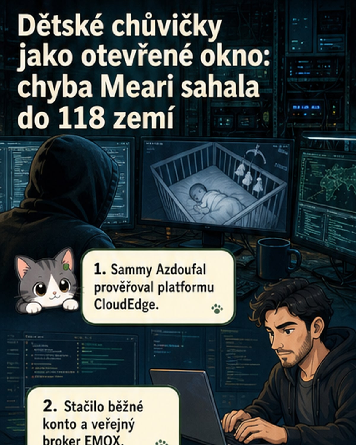 Hackeři mohli sledovat dětské pokoje