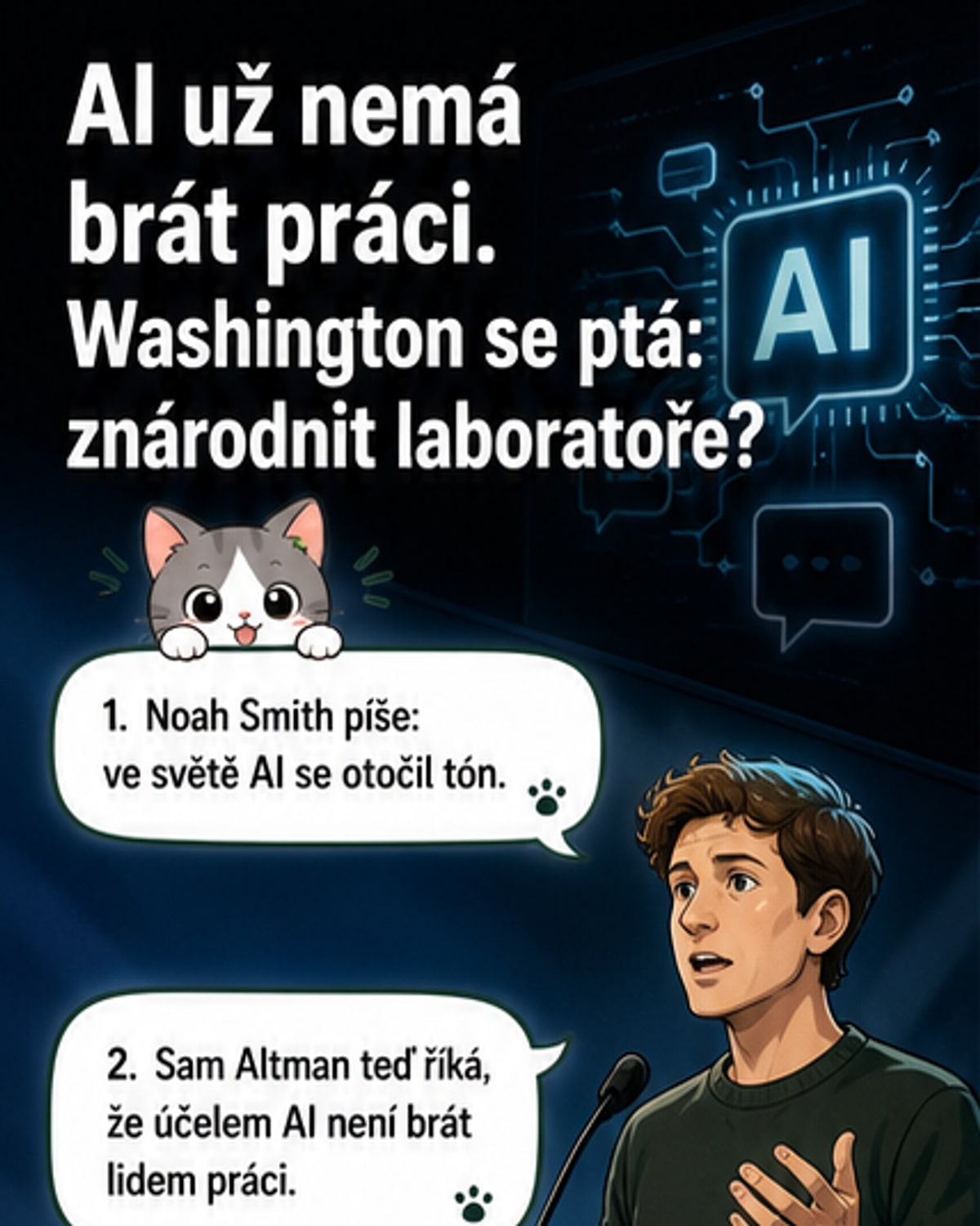 AI už nebere práci, ale vytváří nové?