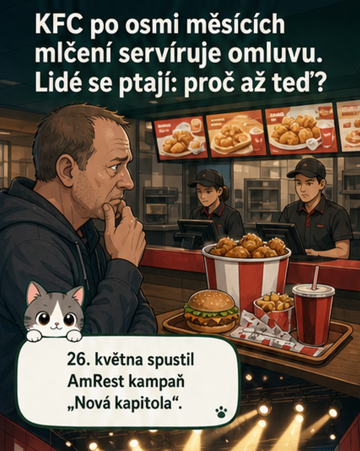KFC usmažilo pravdu do mrtva