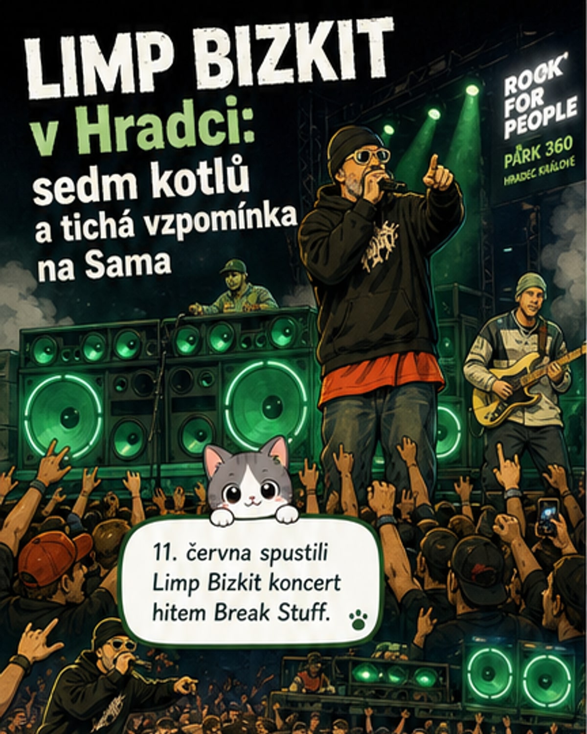 Limp Bizkit zahráli Rock for People