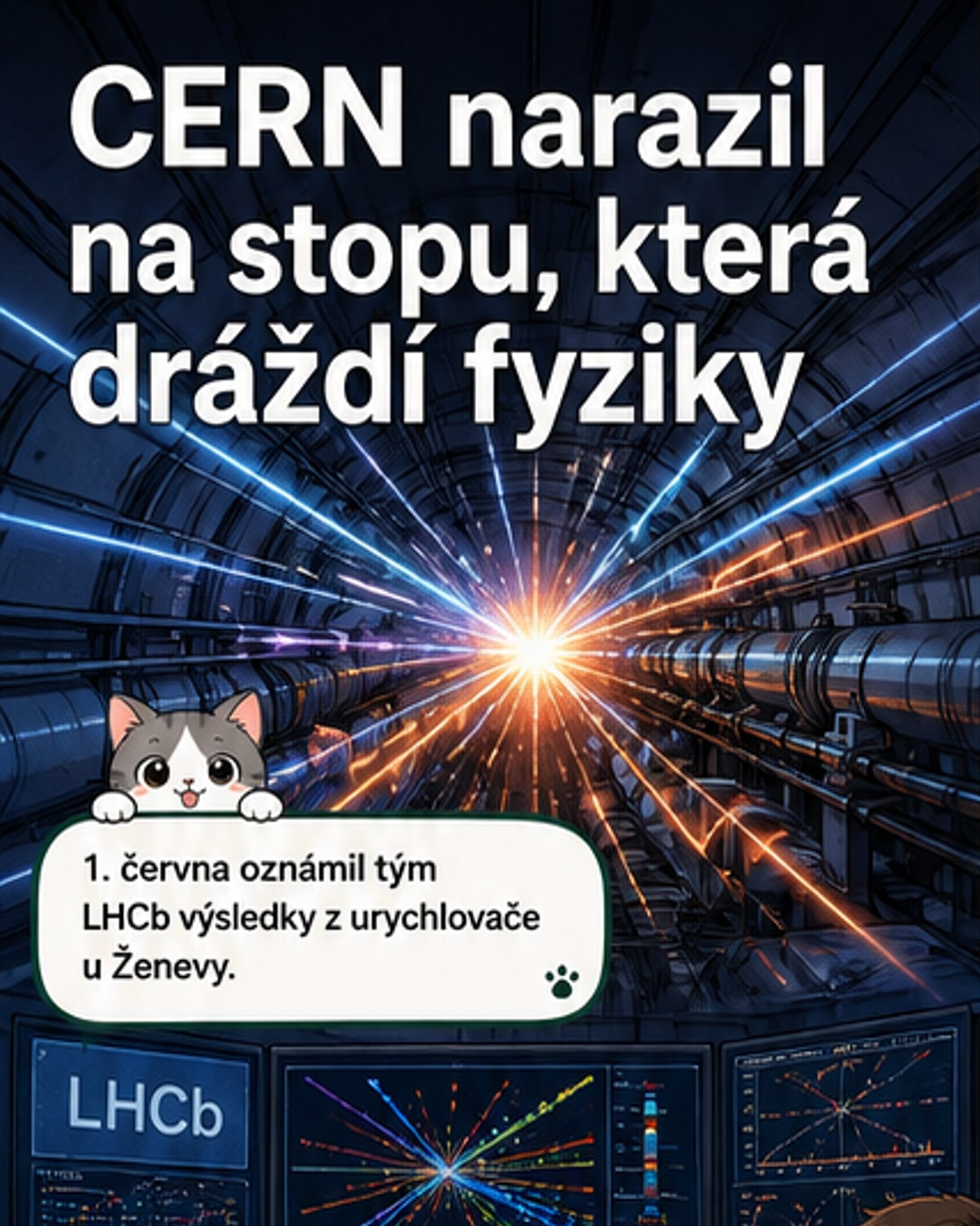 Anomalie v rozpadu částic ukazuje na novou fyziku