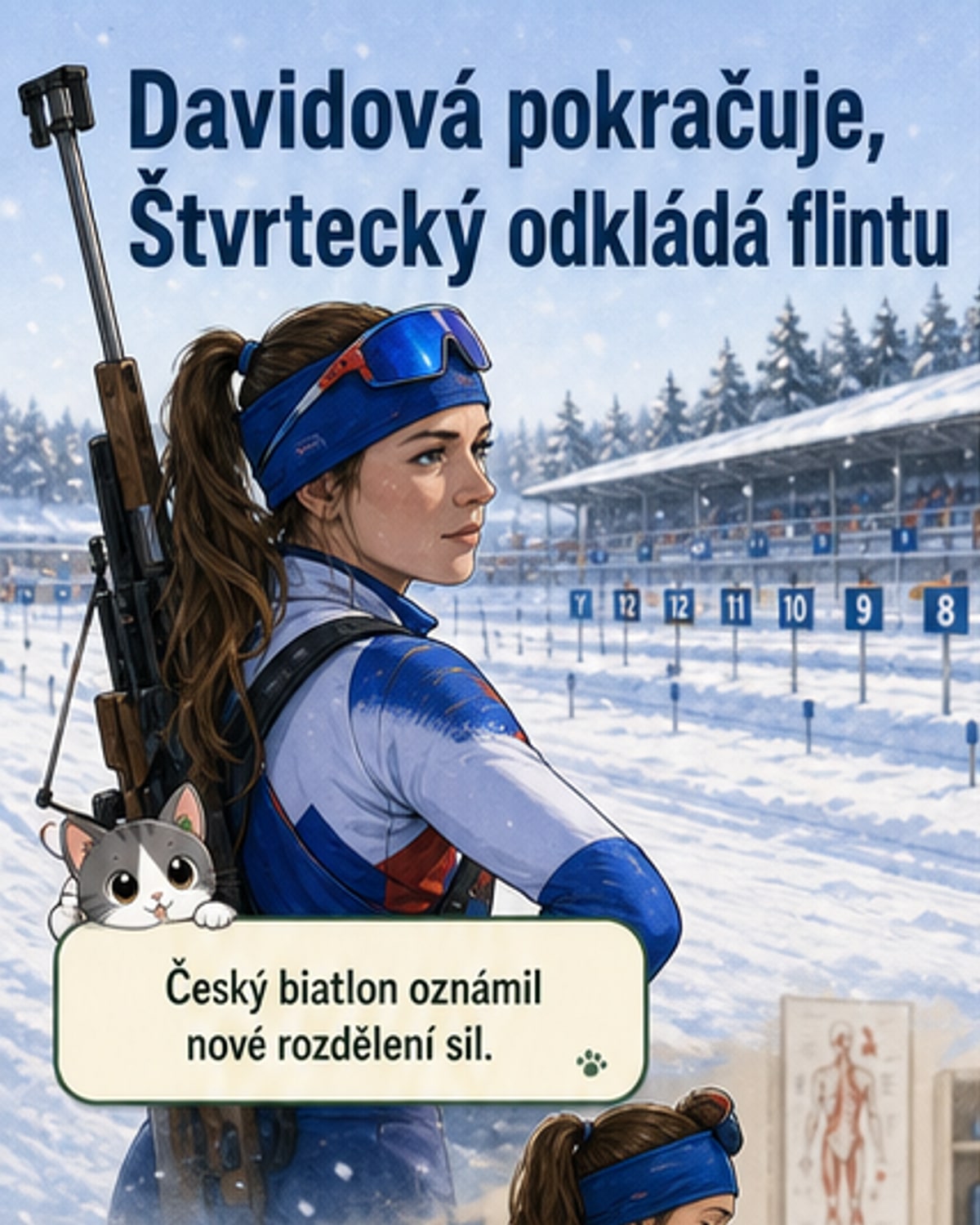 Biatlonová změna: jedna pokračuje, druhý končí