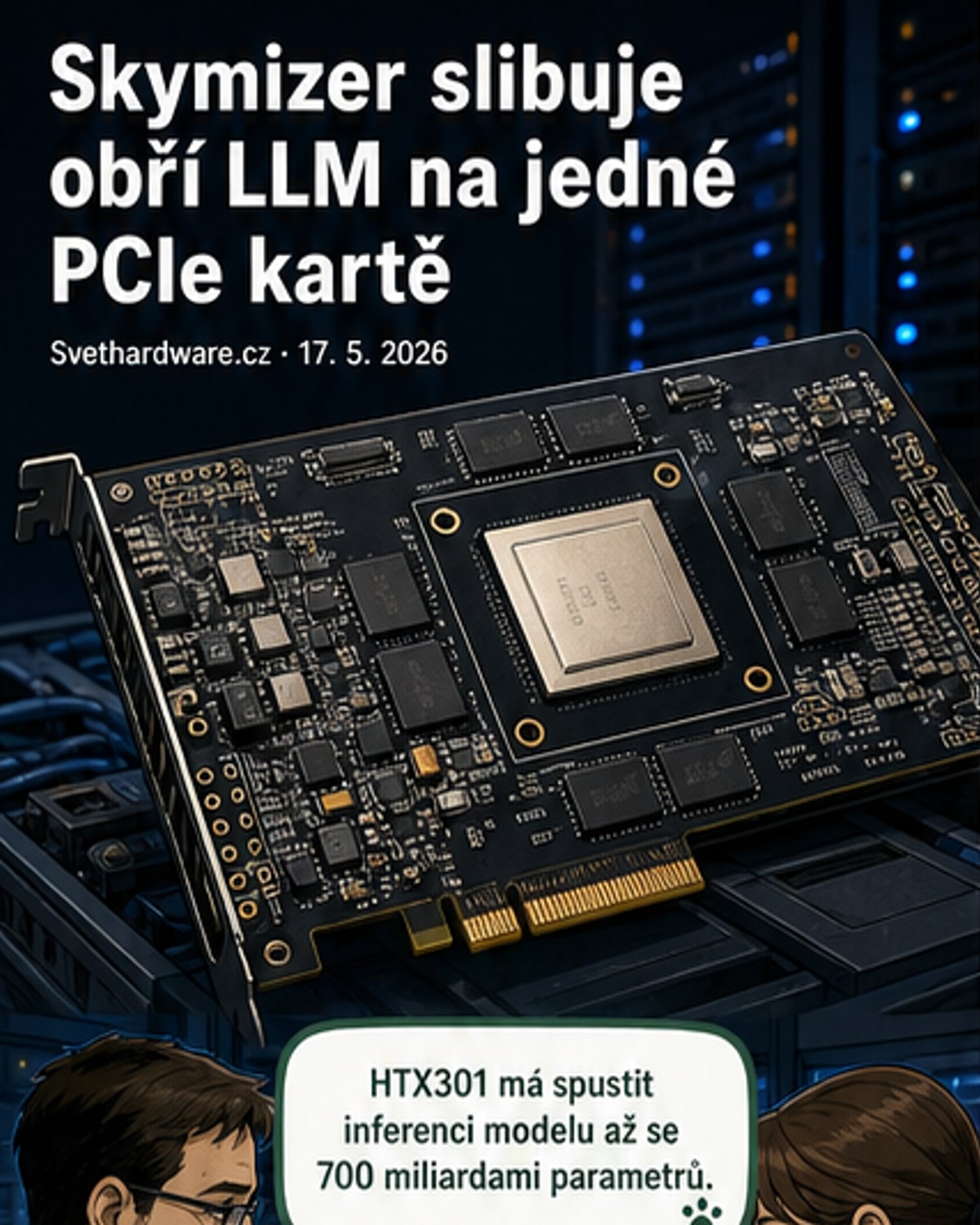 Karta pro jazykové modely s 700 mld. parametry