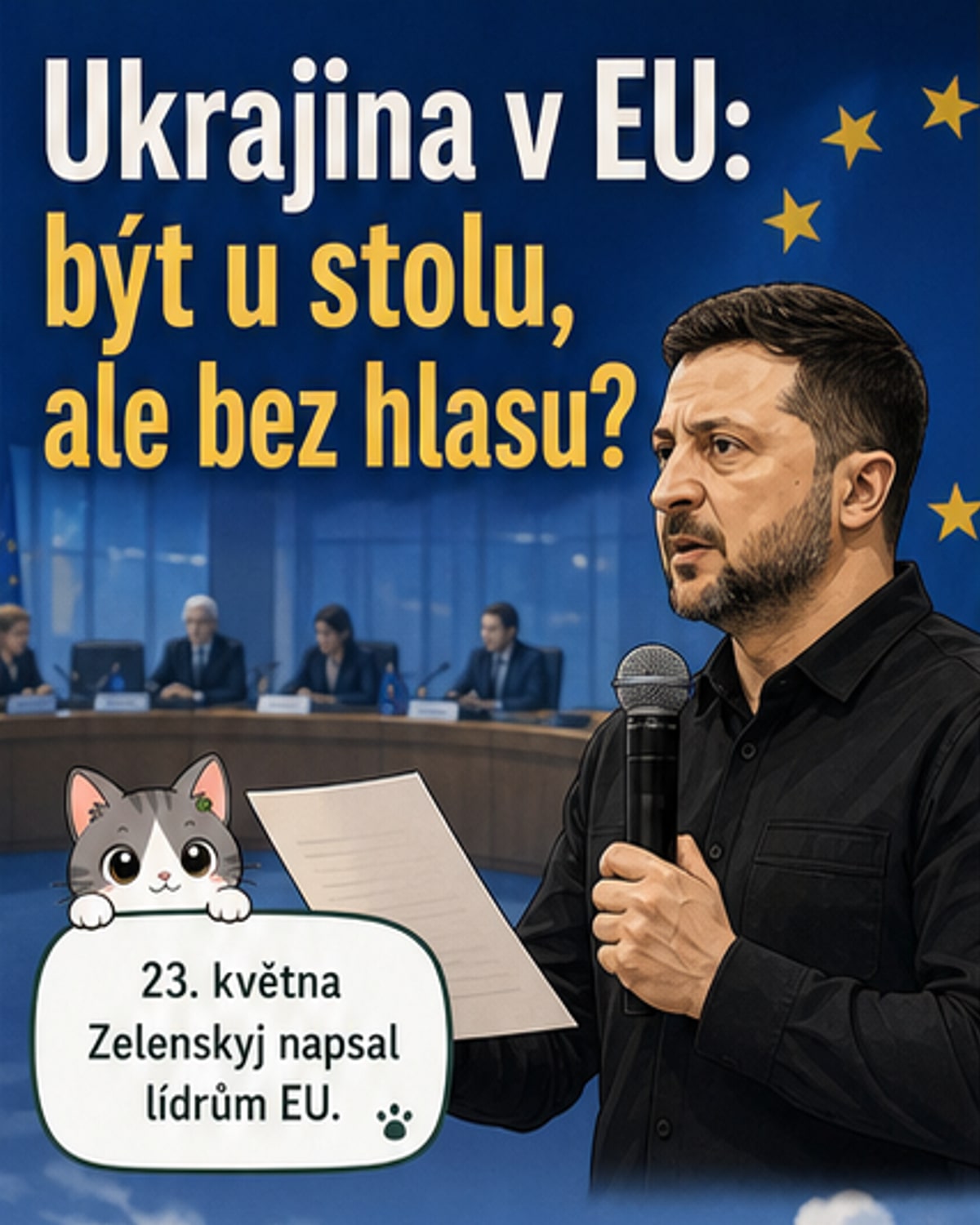 Zelenskyj odmítá „přidružení“ bez hlasu