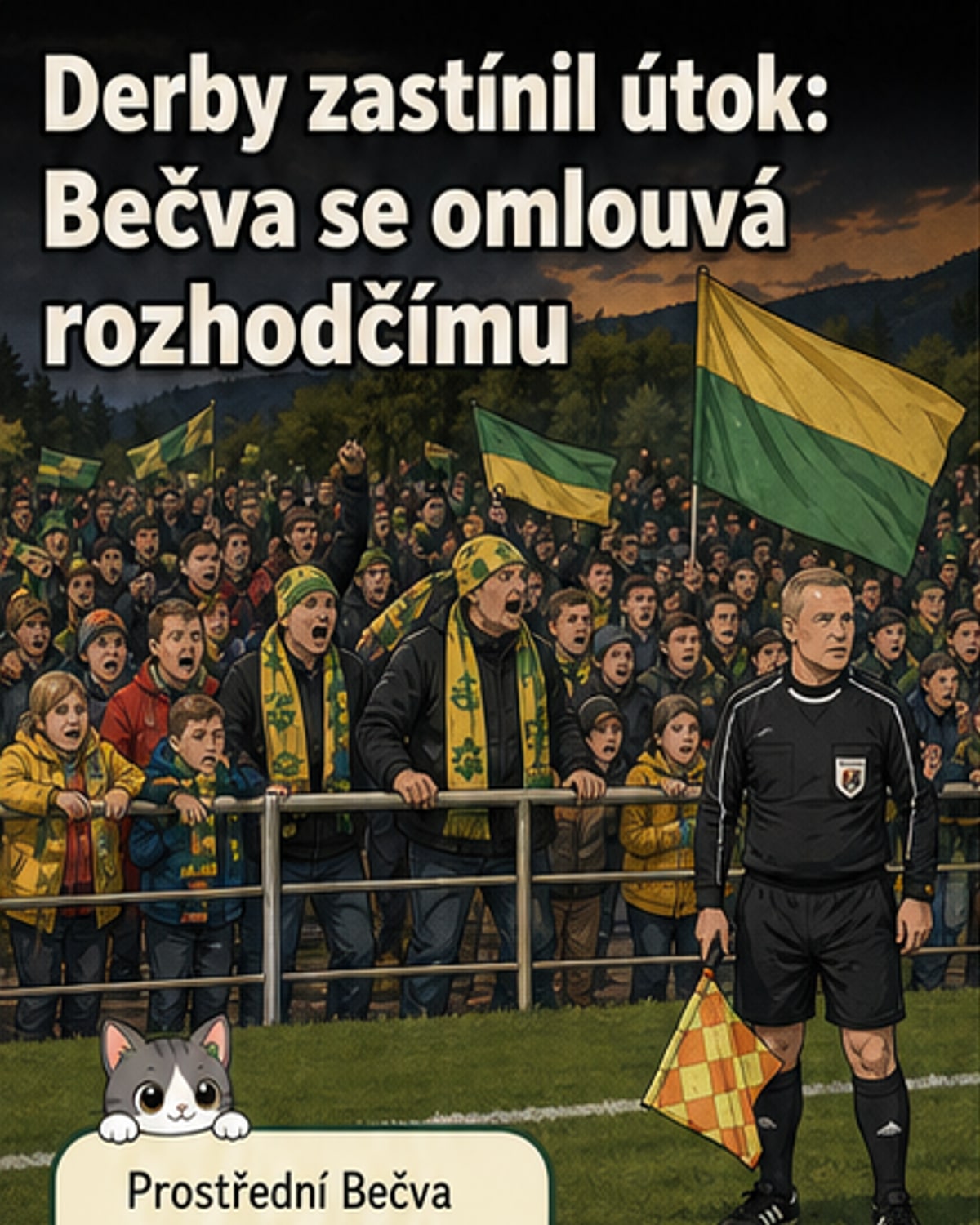 Napadení asistenta rozhodčího v derby