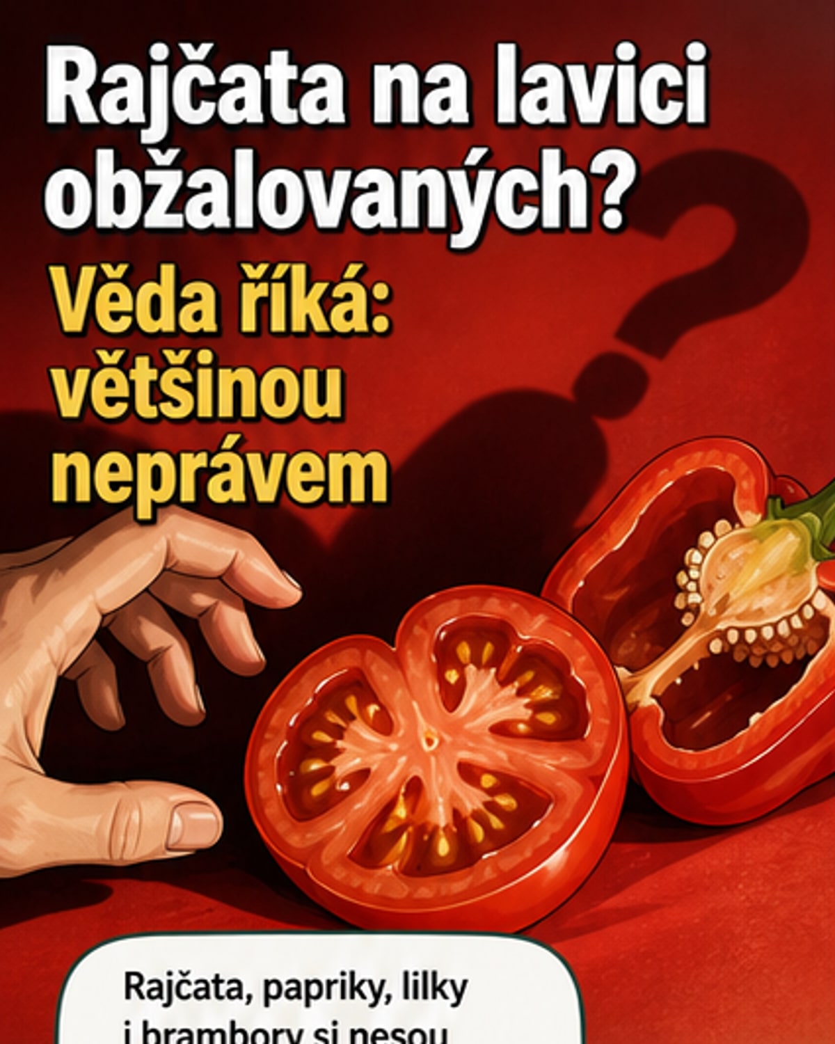 Rajčata nezhoršují záněty – pomáhají