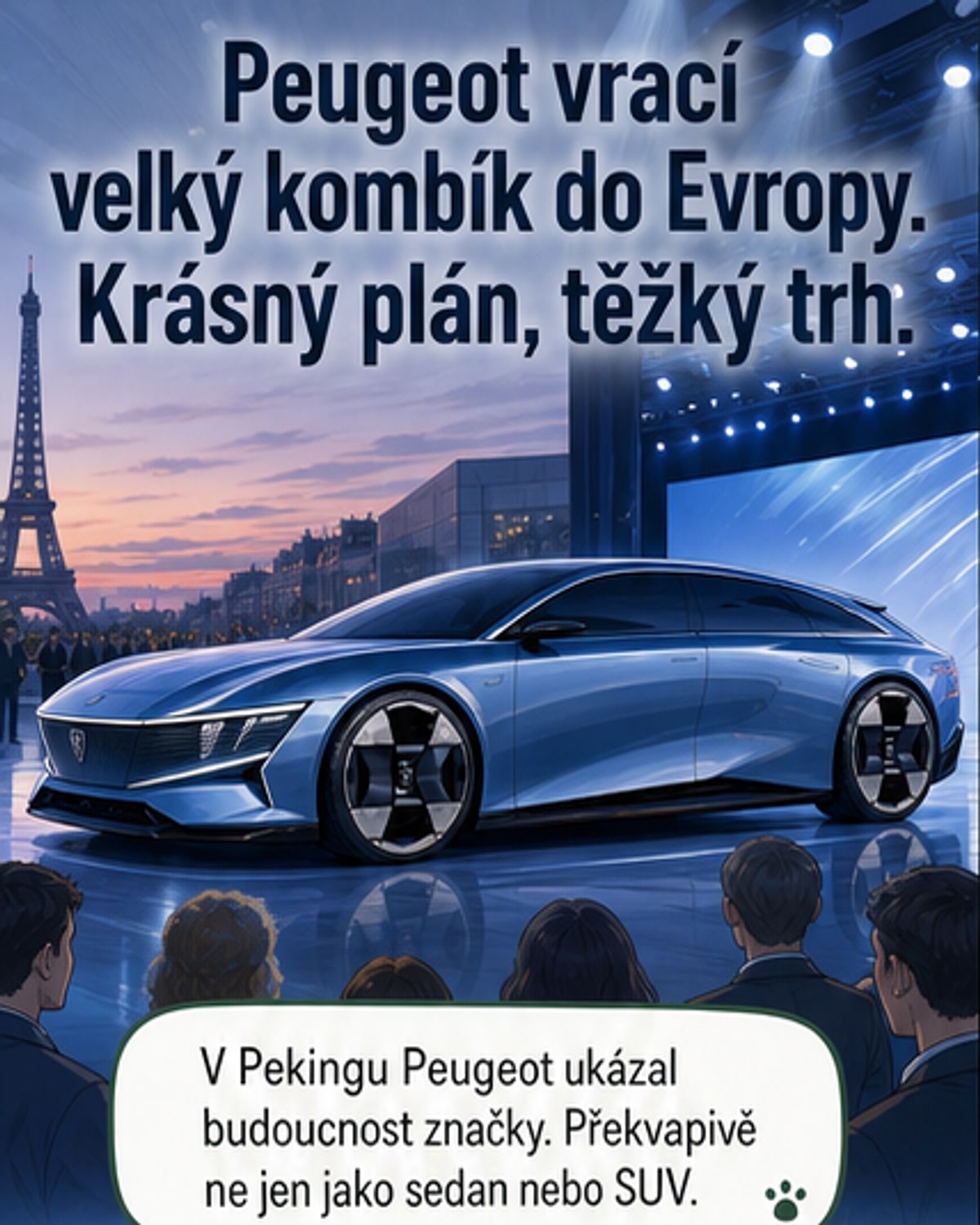 Peugeot vrací velké kombíky do Evropy