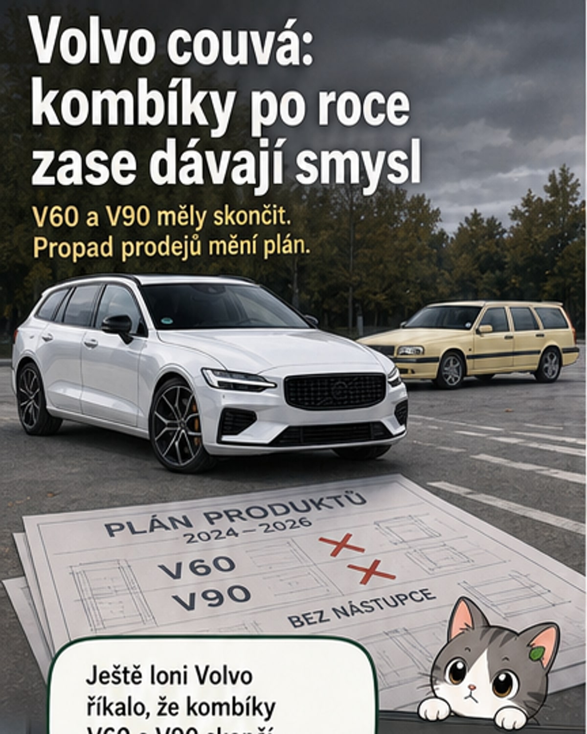 Volvo přehodnocuje konec kombíků