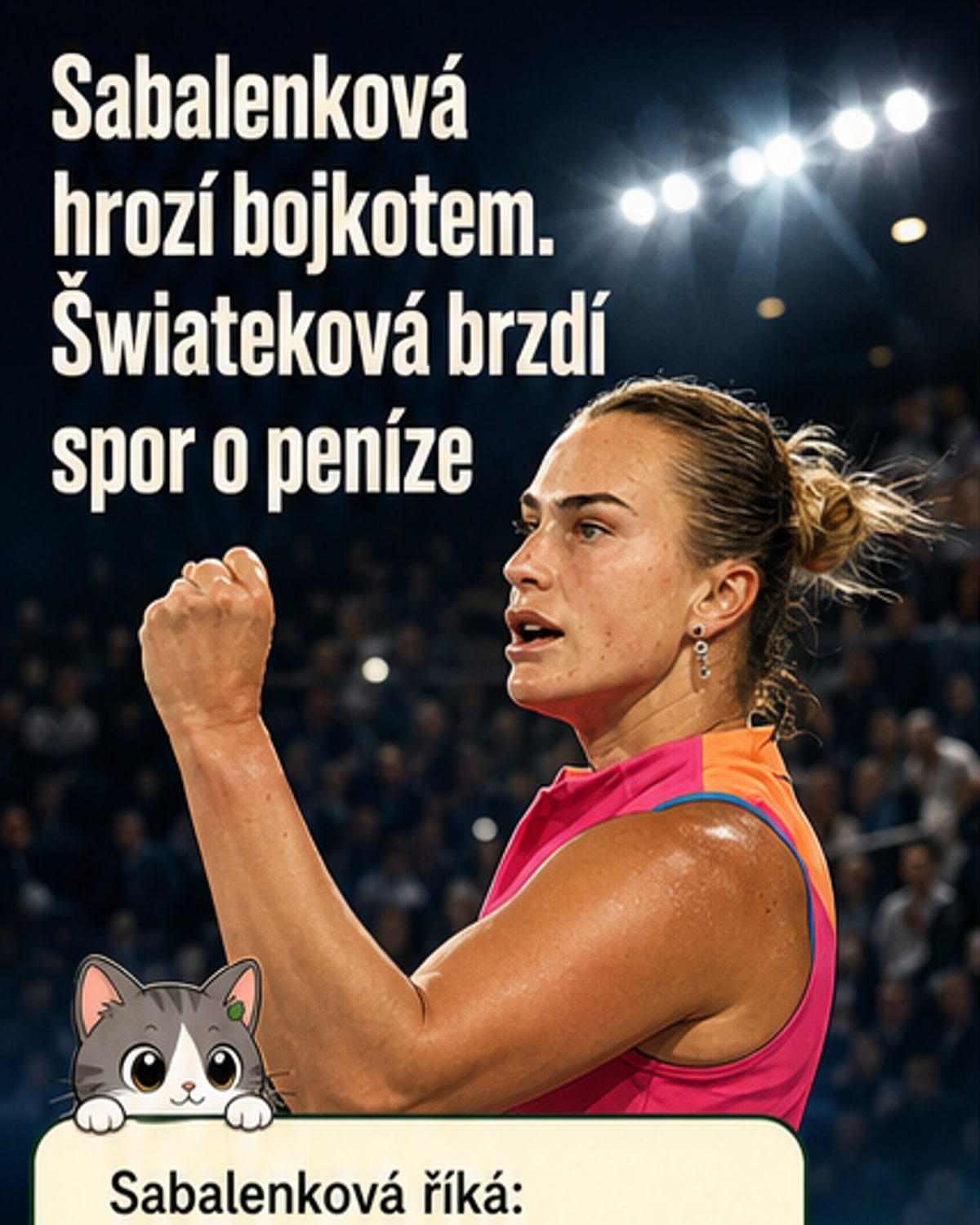 Sabalenková varuje: Bojkot tenisu je možný