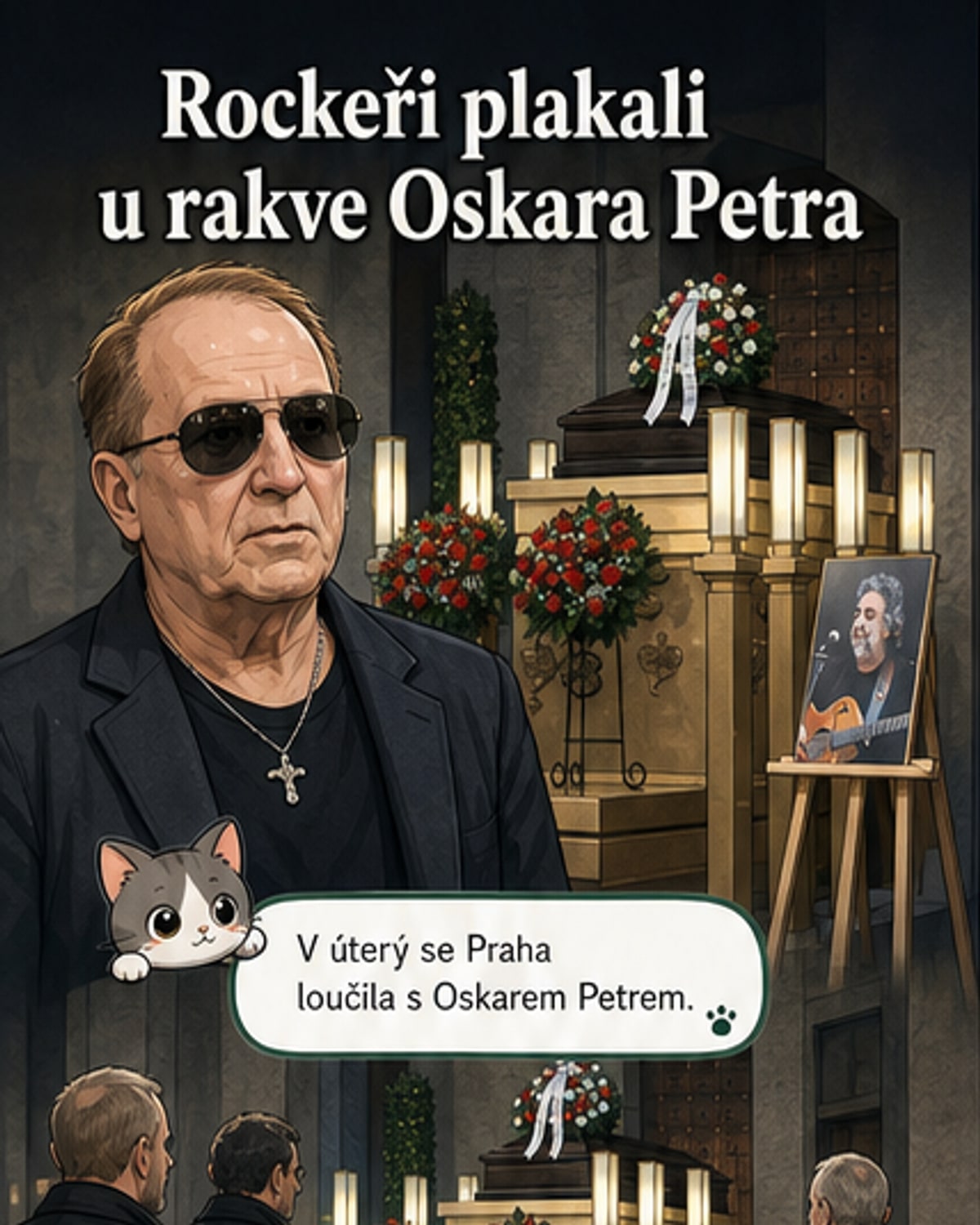 Hvězdy plakaly u rakve Oskara Petra