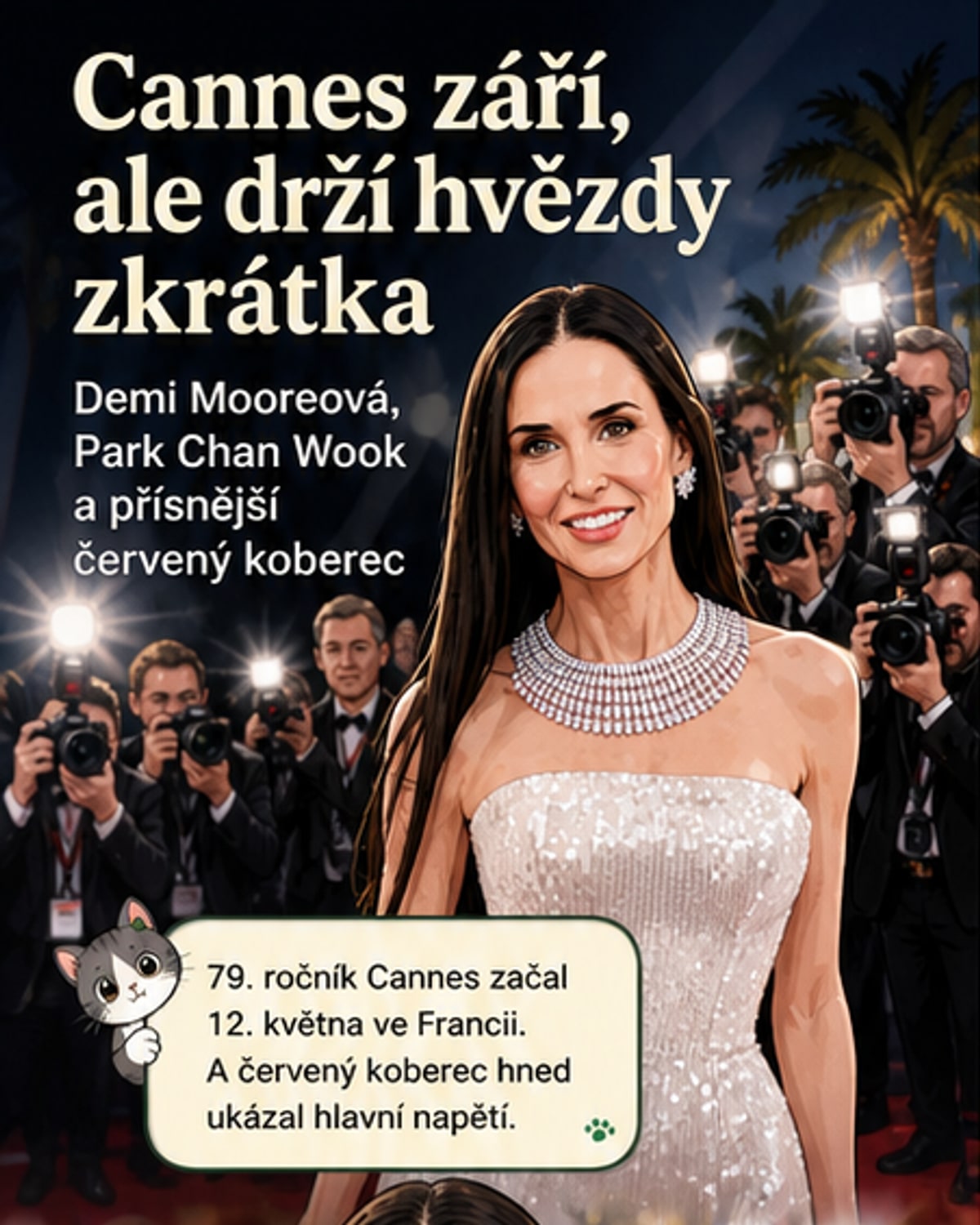 Hvězdy na červeném koberci v Cannes