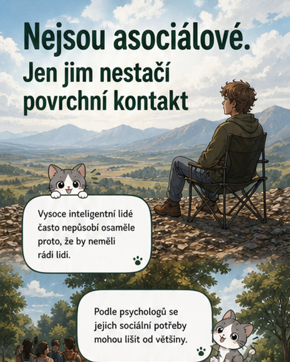 Inteligentní lidé: jinak sociální