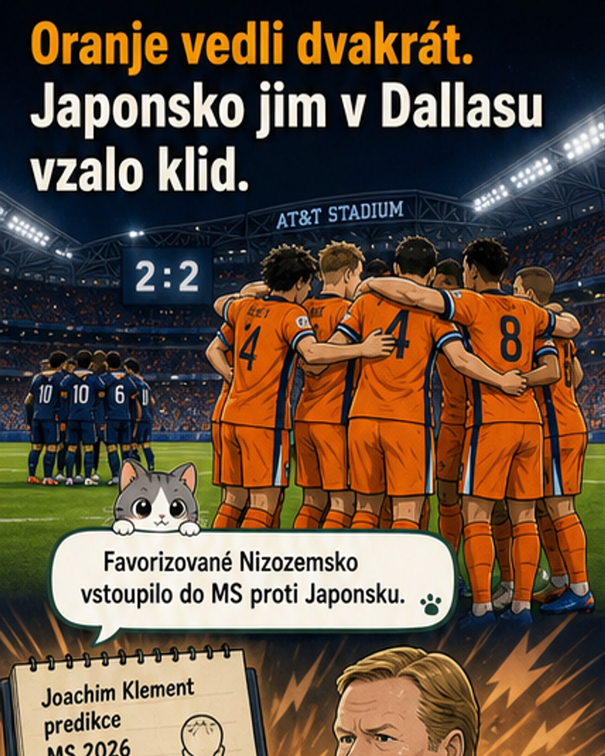 Japonsko srazilo favorita na MS