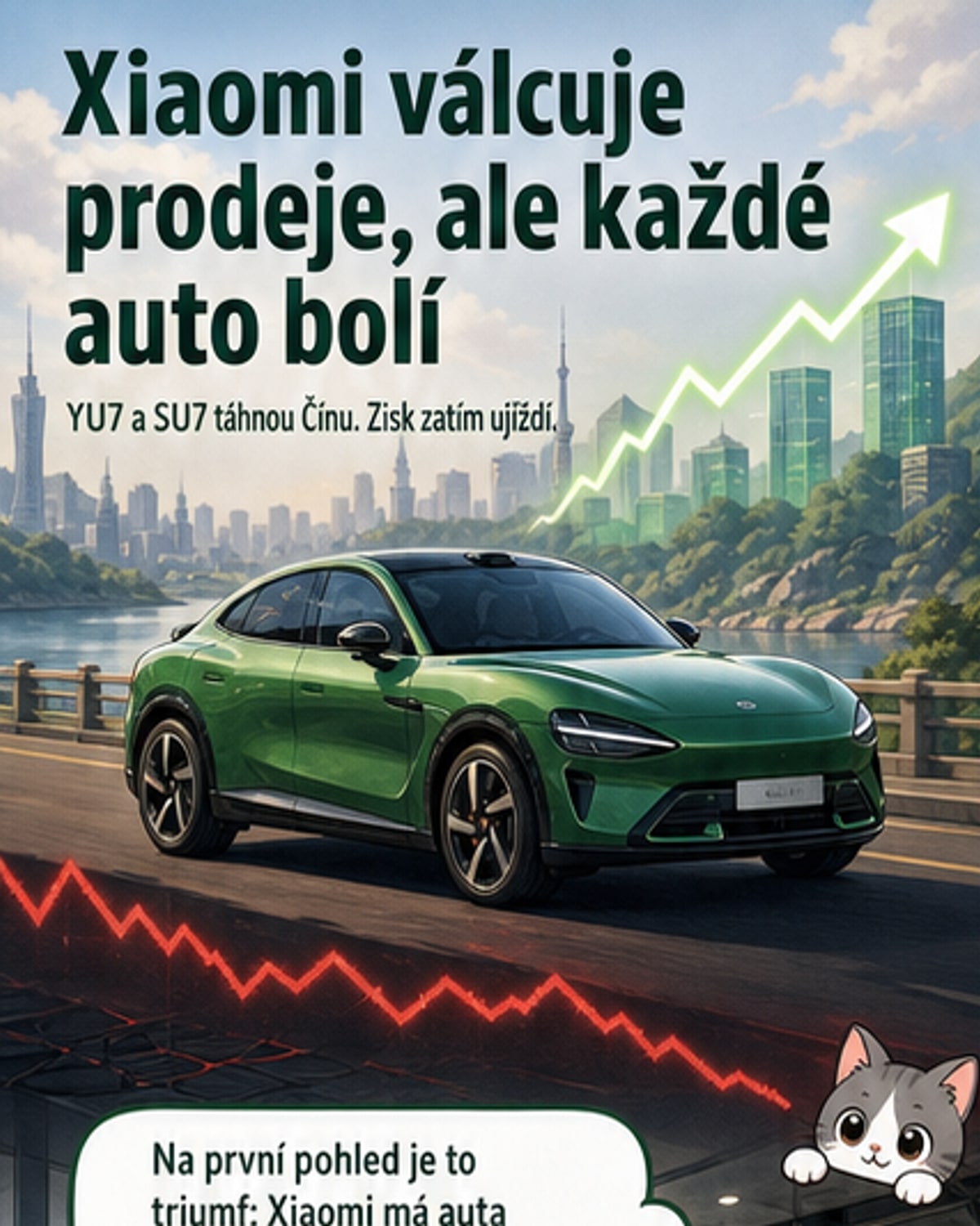 Xiaomi prodává SUV rekordně, ale ztrácí 117 tisíc Kč na autě