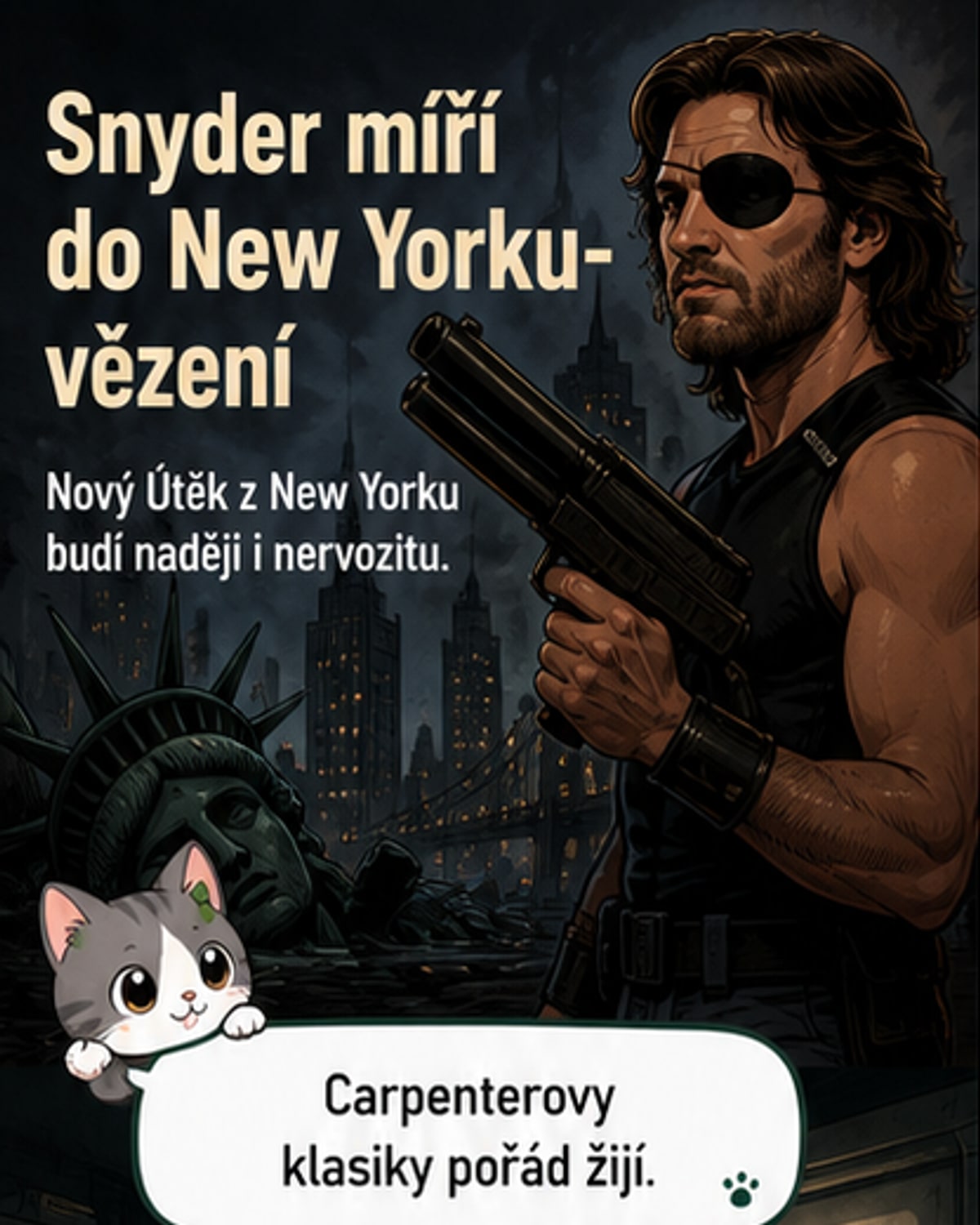 Zack Snyder znovu natočí Útěk z New Yorku