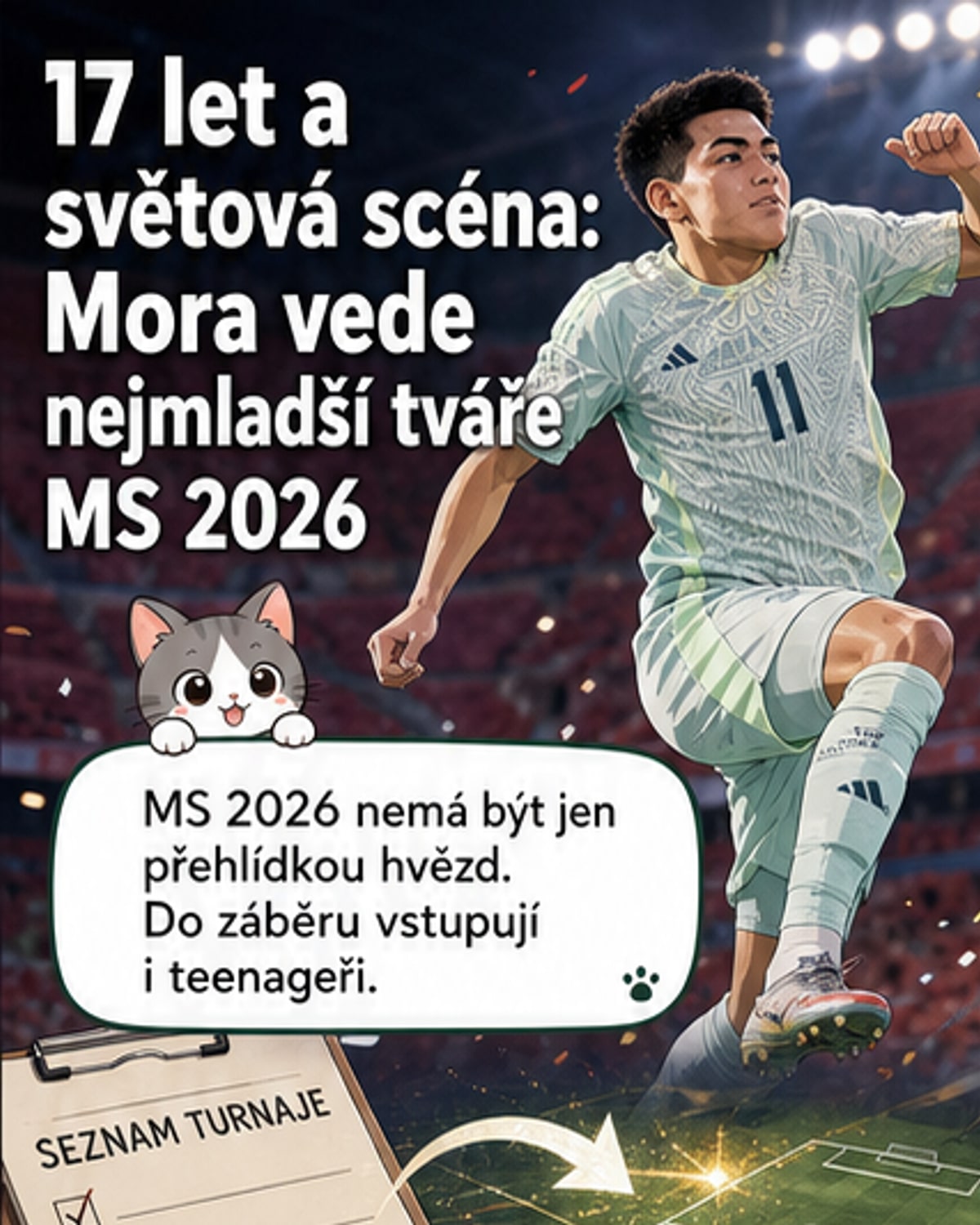 Nejmladší hráči na MS 2026