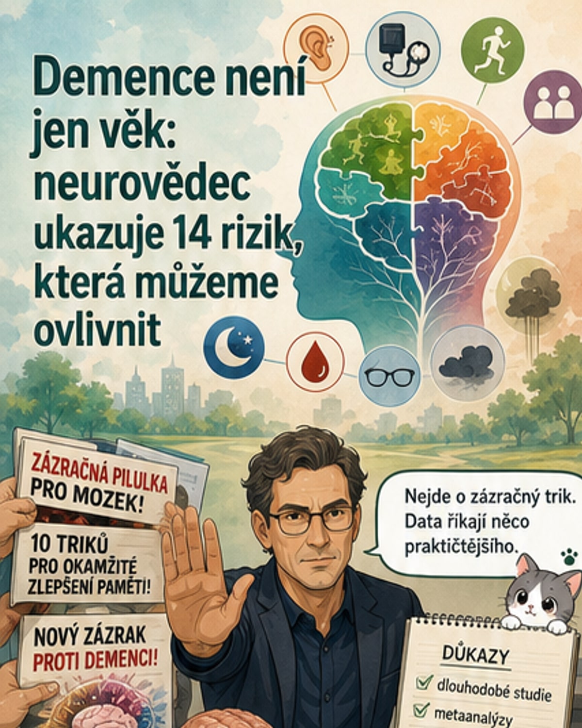 Až polovina demencí je prevence