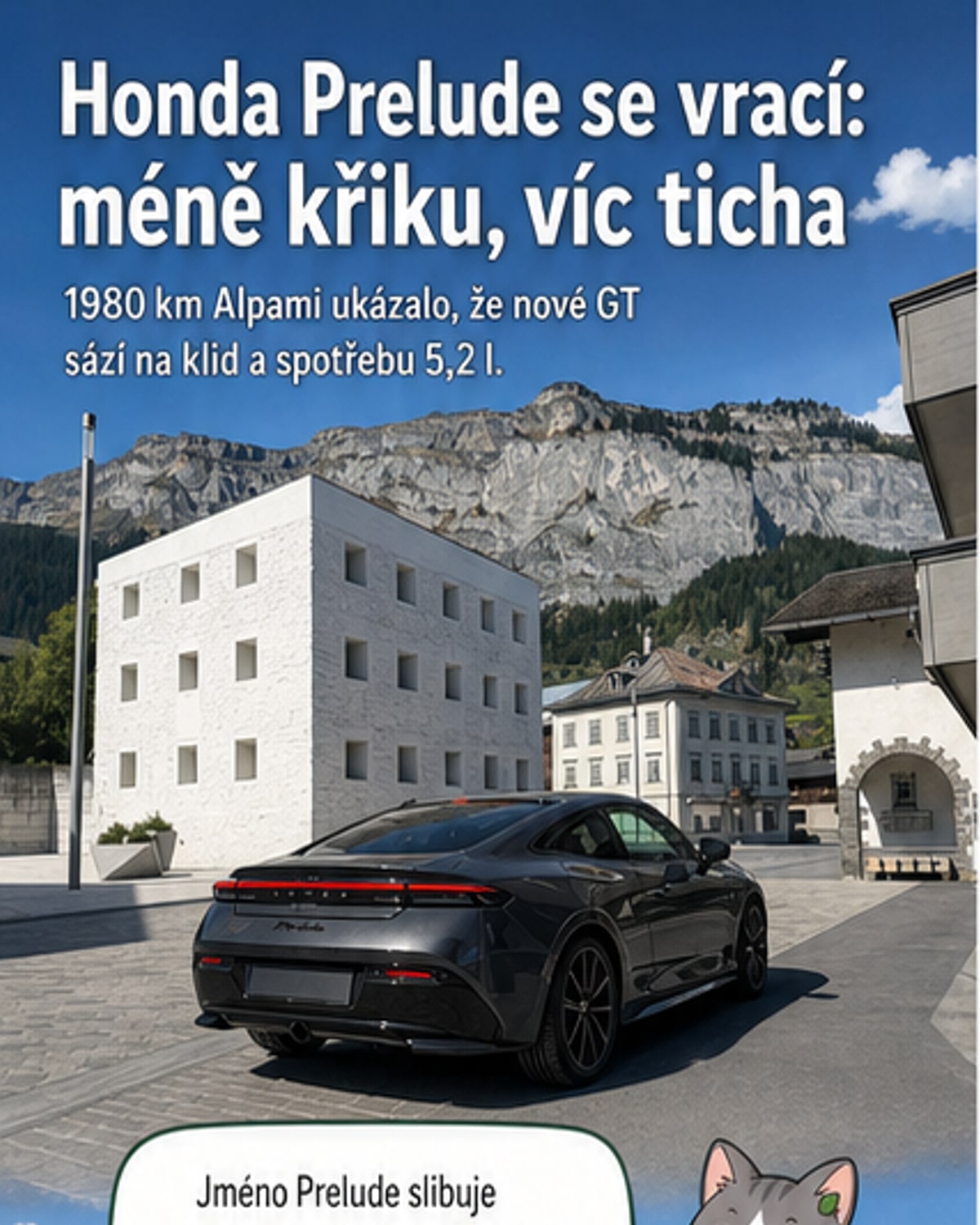 Honda Prelude: ticho jako luxus