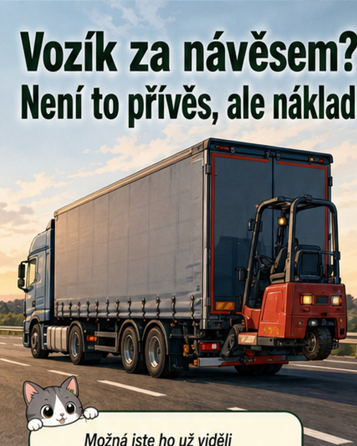 Vozíky za kamiony, které nikdy nejdou na STK