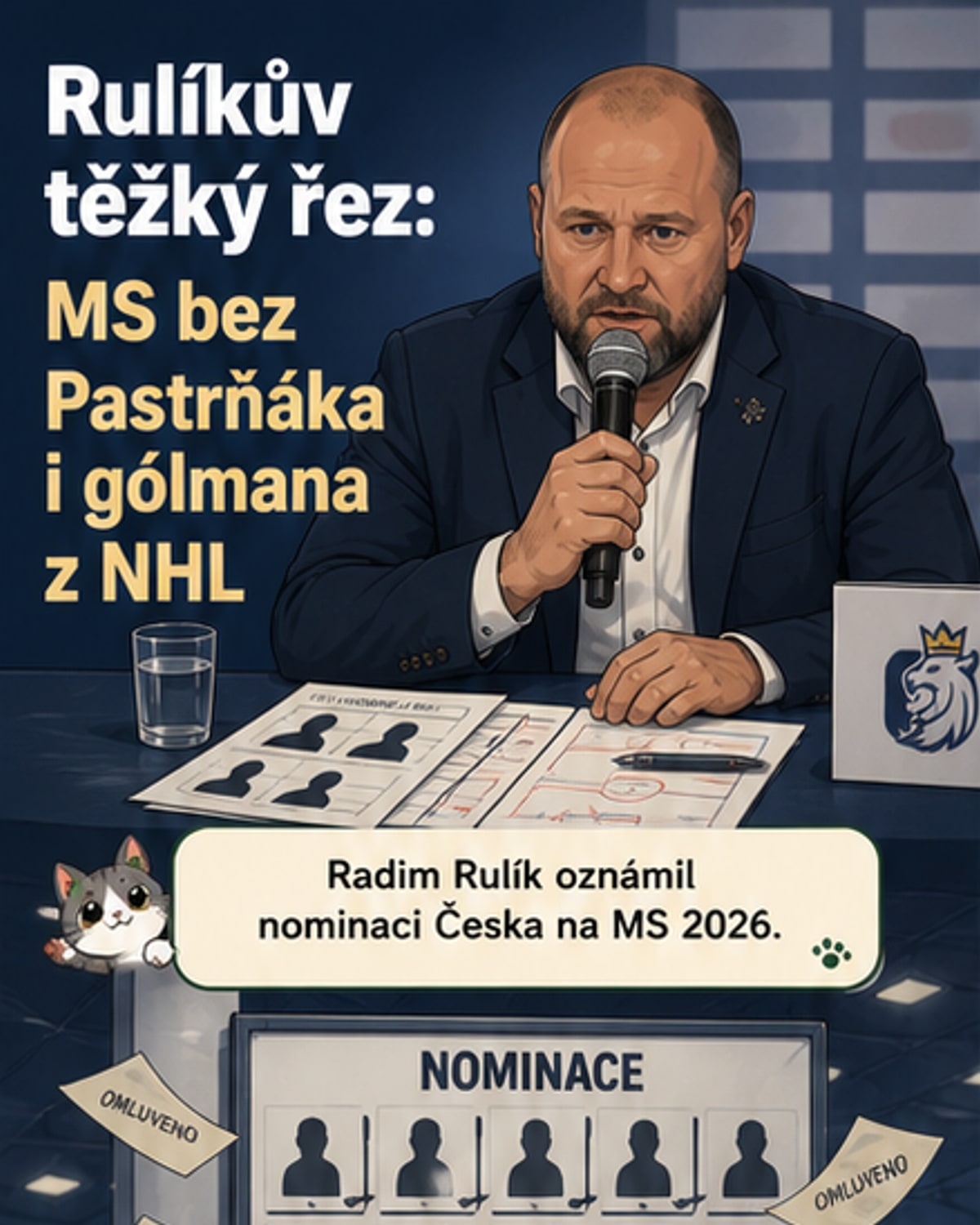 Rulík oznámil nominaci na MS 2026