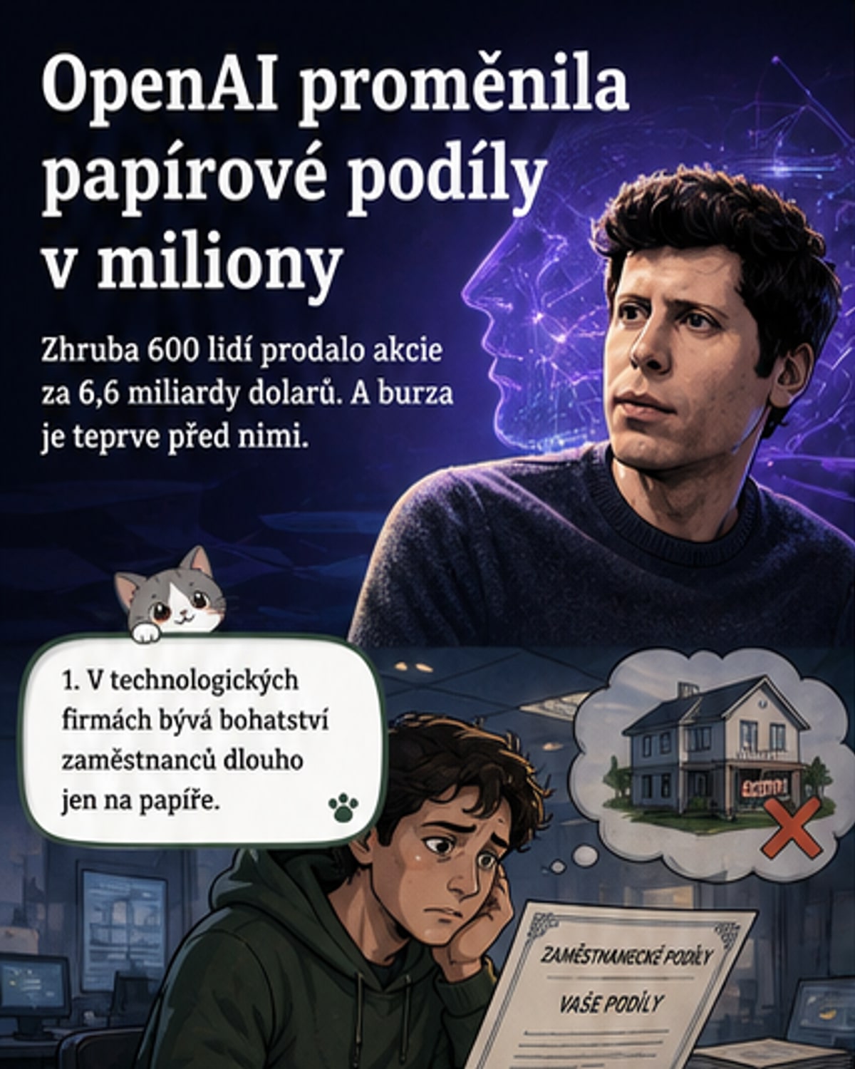 OpenAI: Stovky bohatých z ničeho