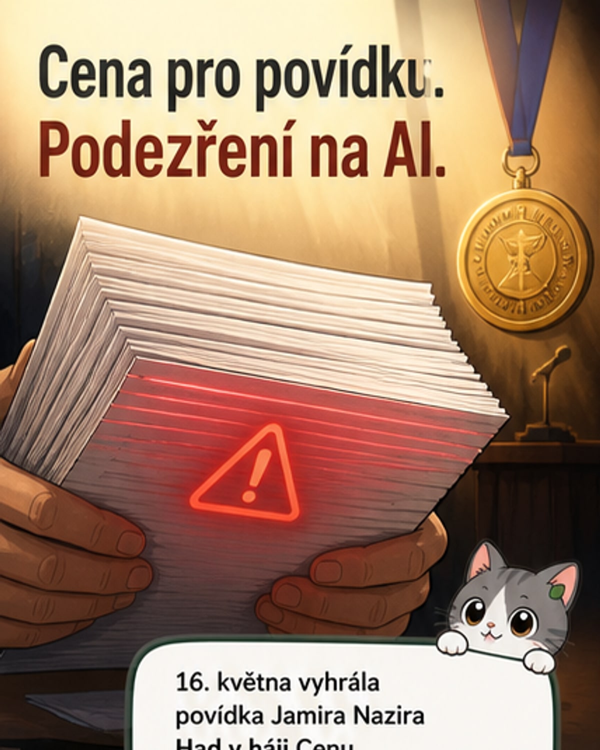 Oceněná povídka podezřelá z AI