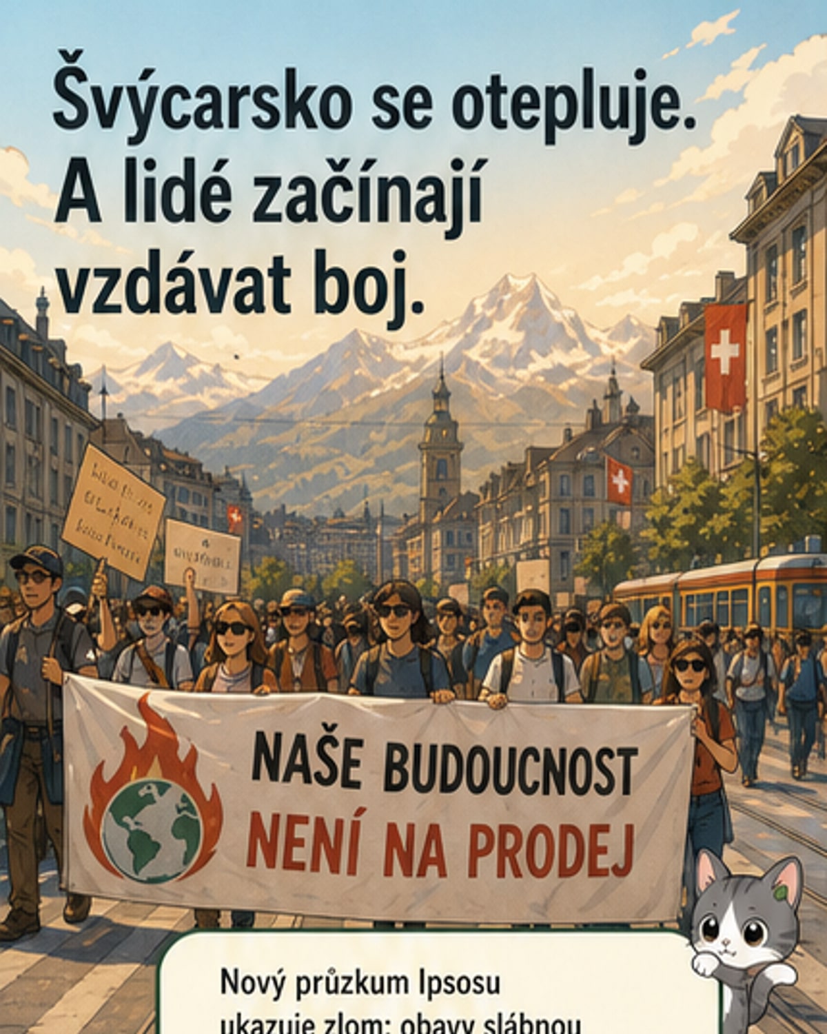 Švýcarsko: Klimatický fatalismus roste