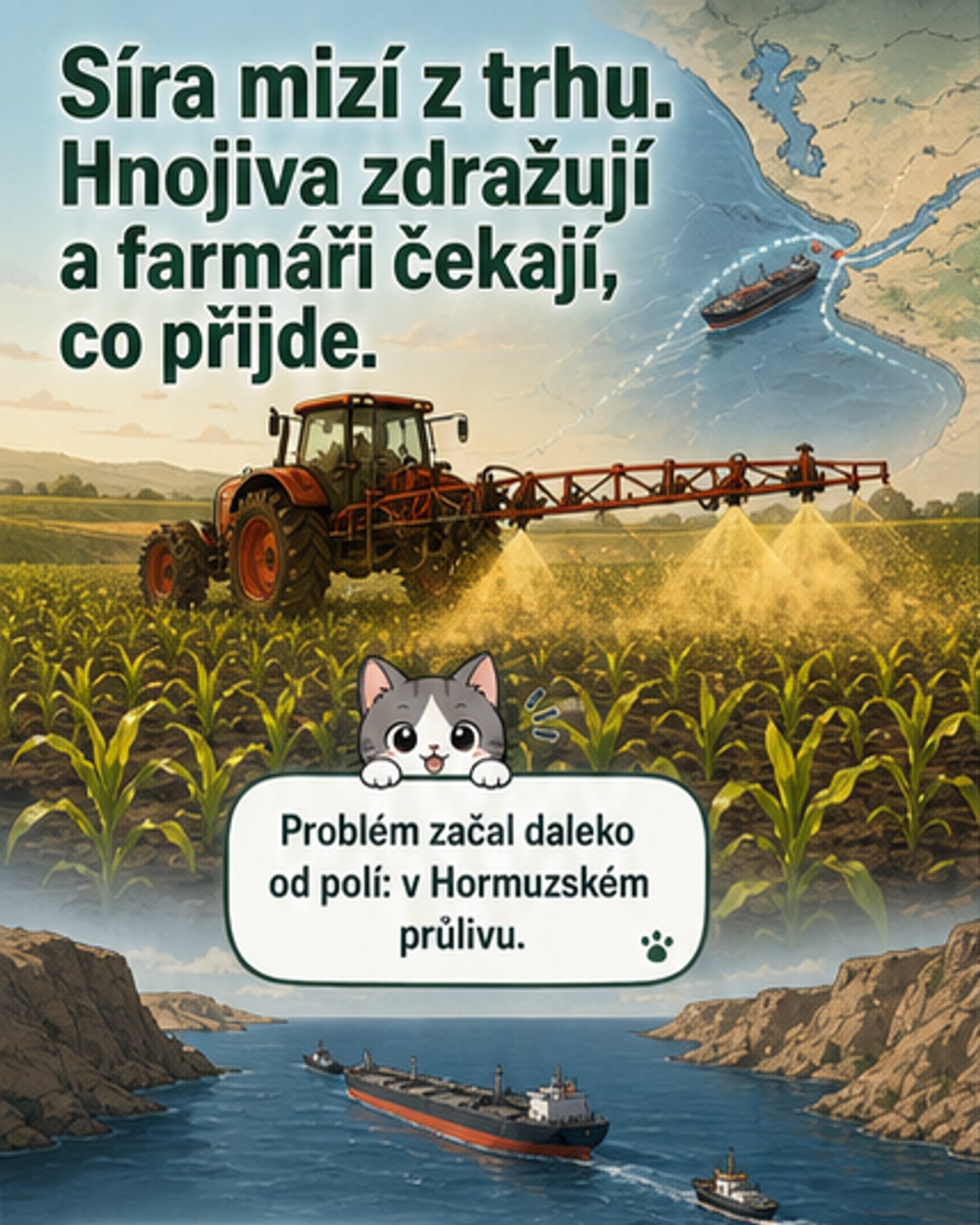Svět nemá dost síry na hnojiva