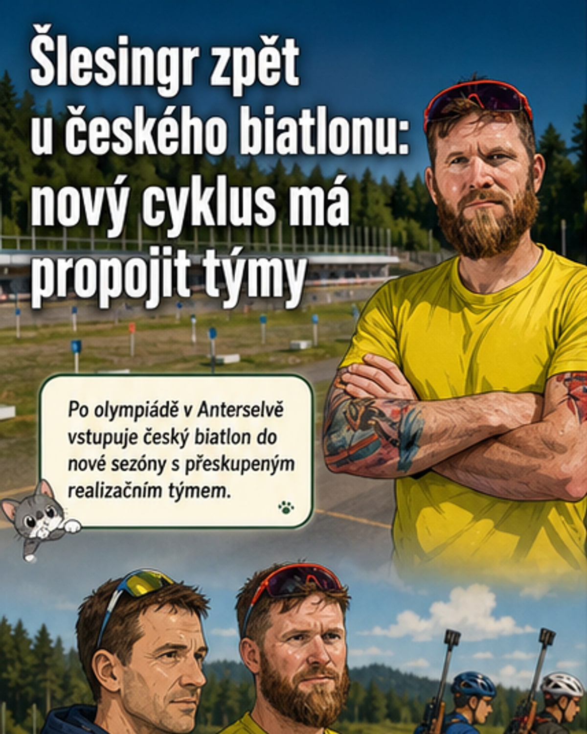 Český biatlon oznámil týmy na sezónu 2026/27