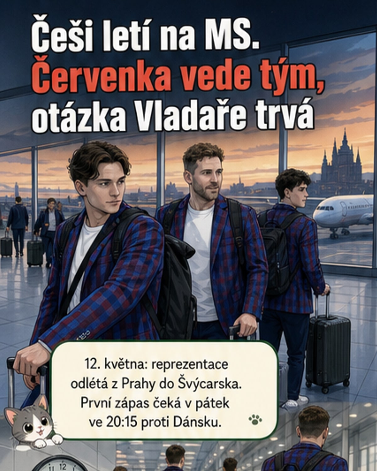 Česká repre letí na MS