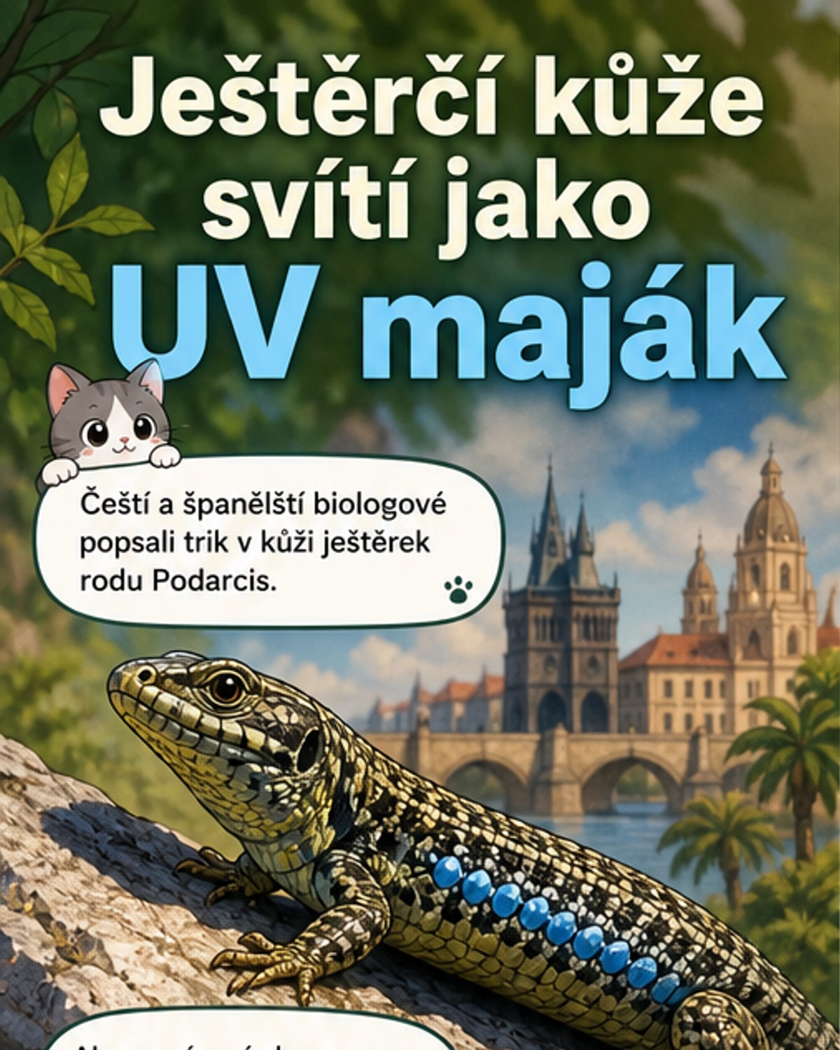 Kůže ještěrek funguje jako optický maják