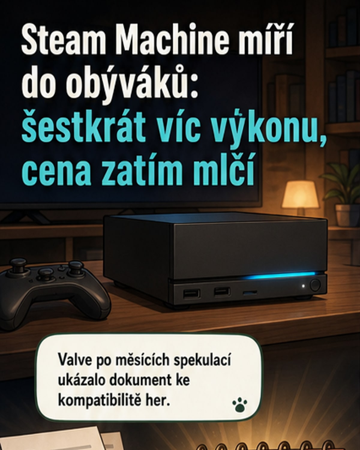 Steam Machine dorazí v létě