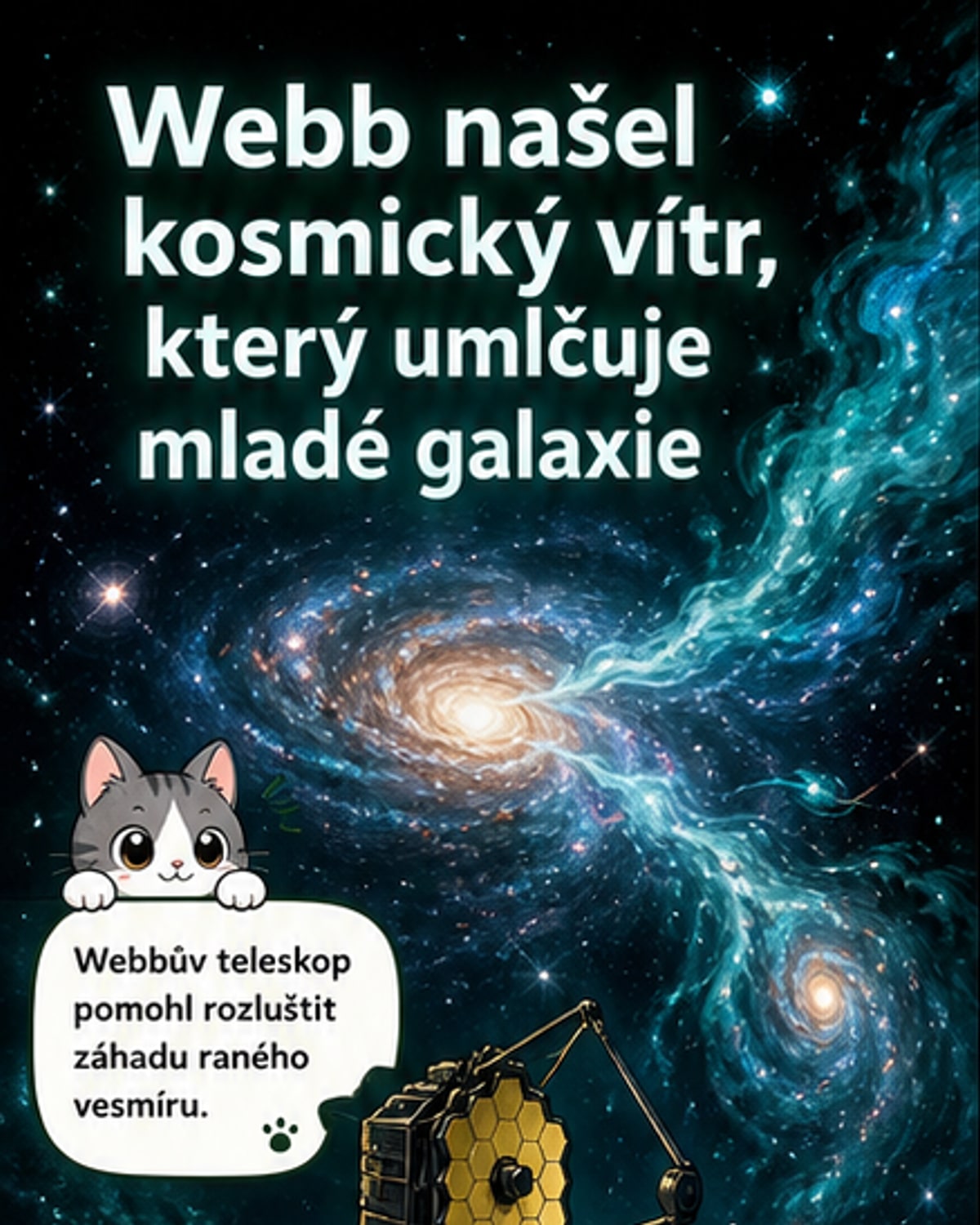 Proč umírají galaxie dříve, než se čekalo?