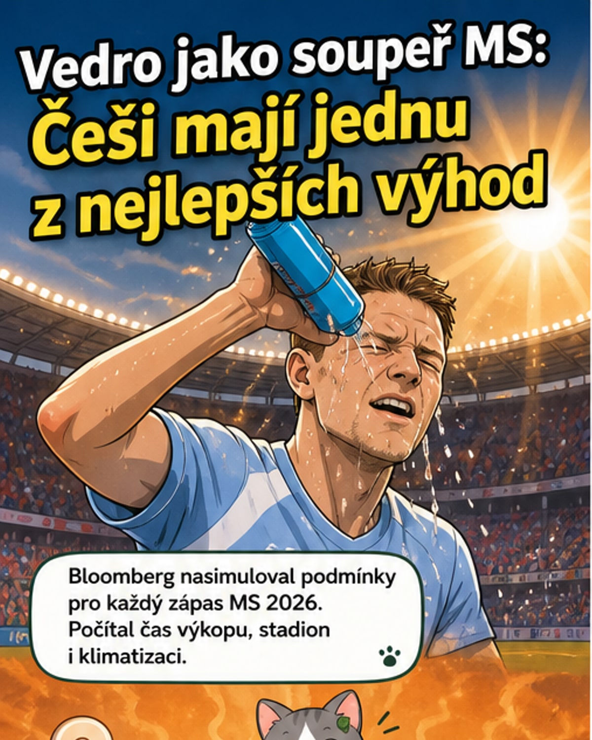 MS 2026: Česká reprezentace má klimatickou výhodu