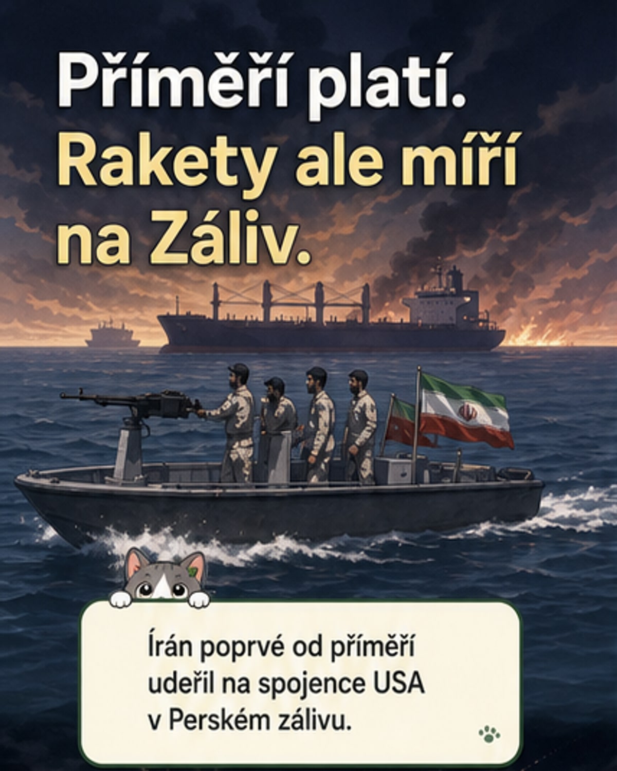 Írán zaútočil po příměří