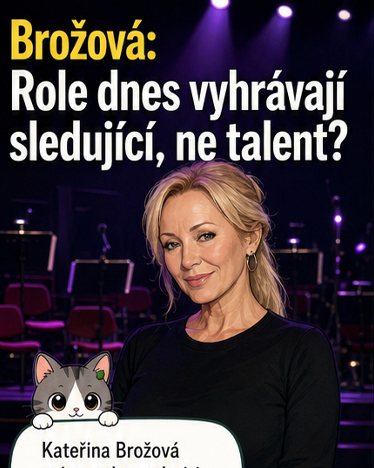 Herecký talent nestačí: Sledovanost rozhoduje