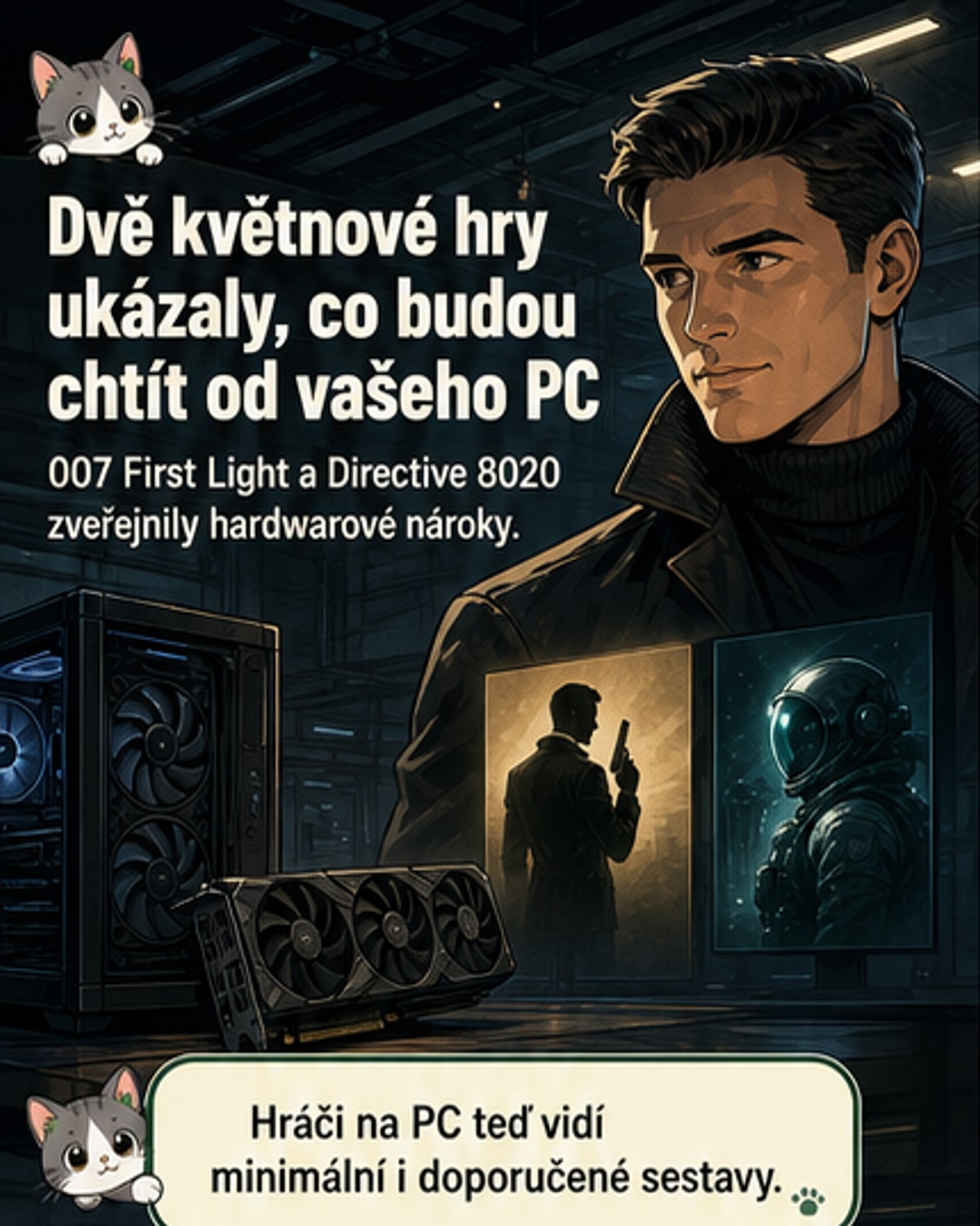Nové hry odhalily požadavky na PC