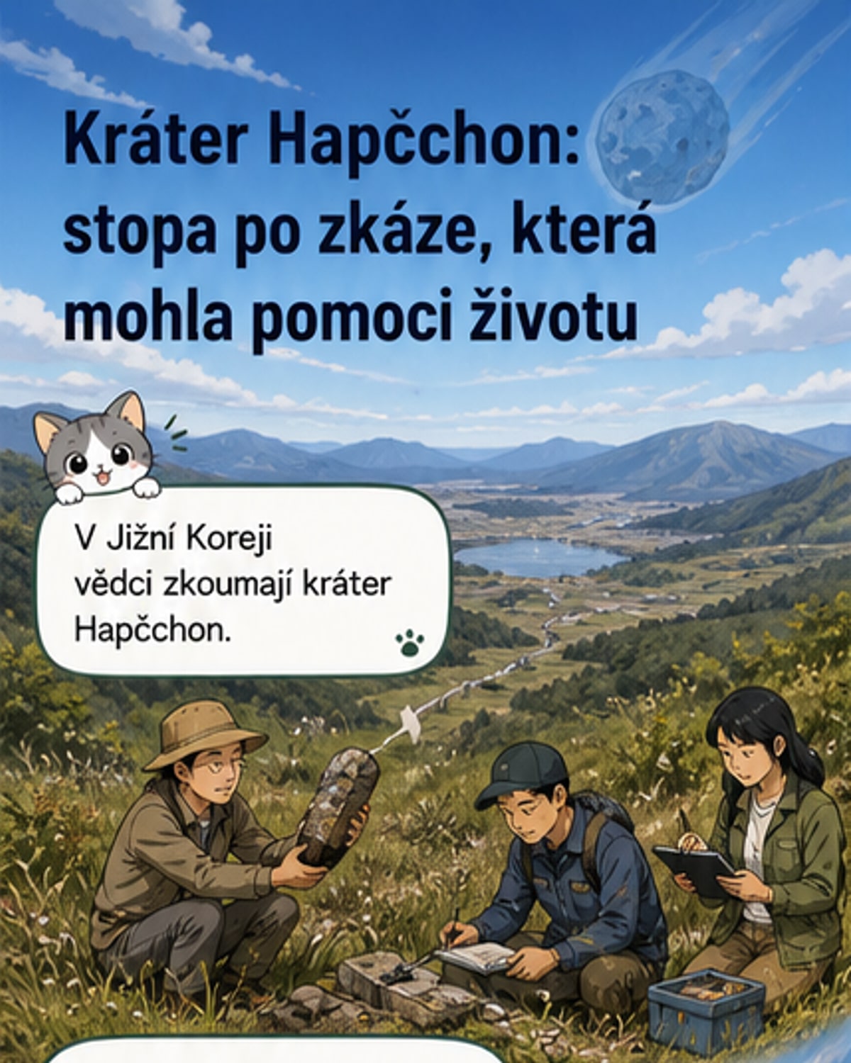 Asteroidy mohly životu pomoci