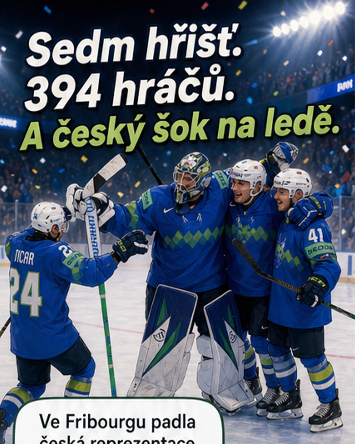 Slovinsko porazilo Česko