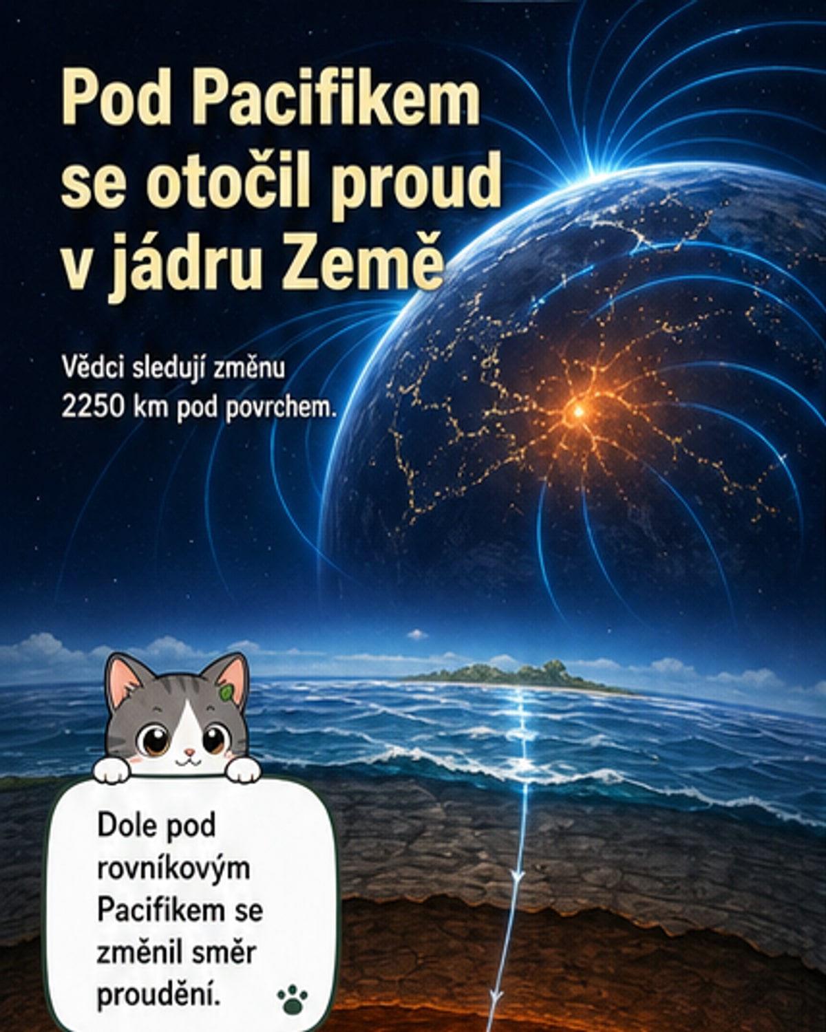 Země se uvnitř změnila
