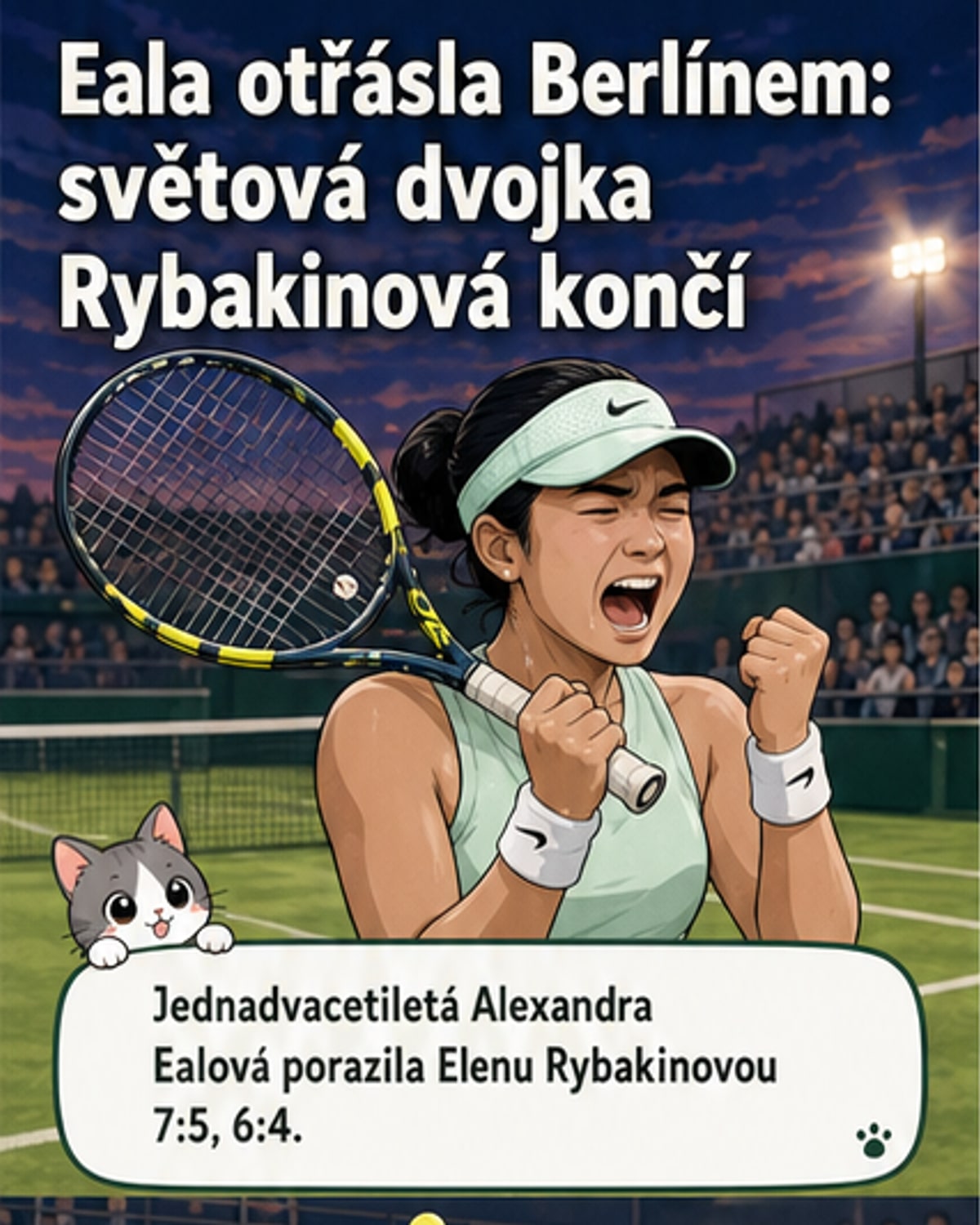 Eala porazila světovou dvojku