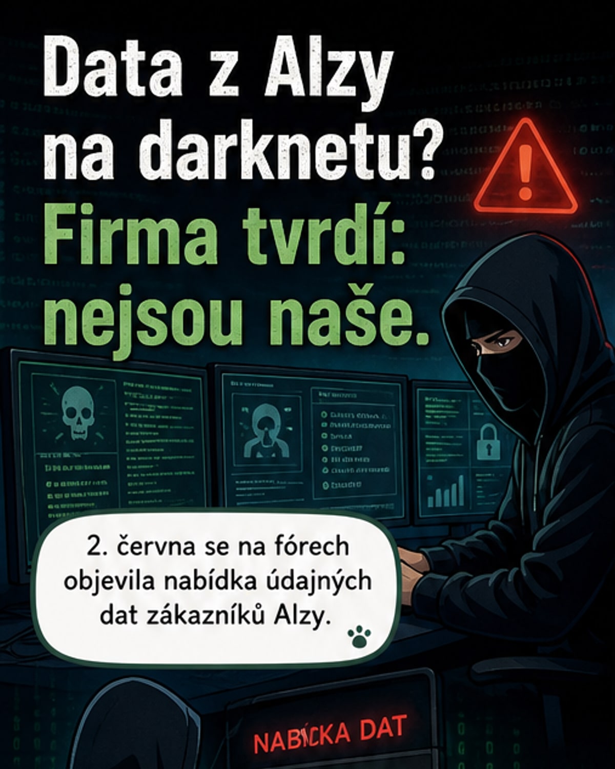Na darknetu údajně unikla data Alzy