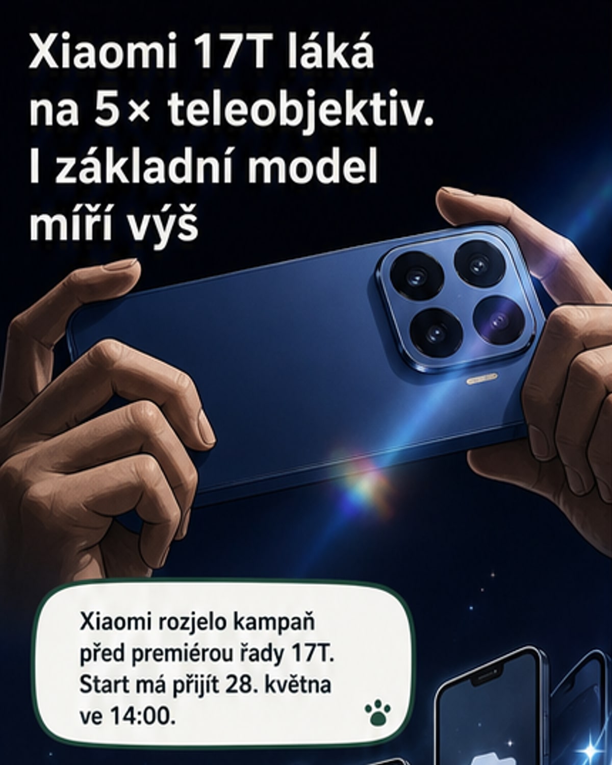 Xiaomi 17T s teleobjektivem Leica